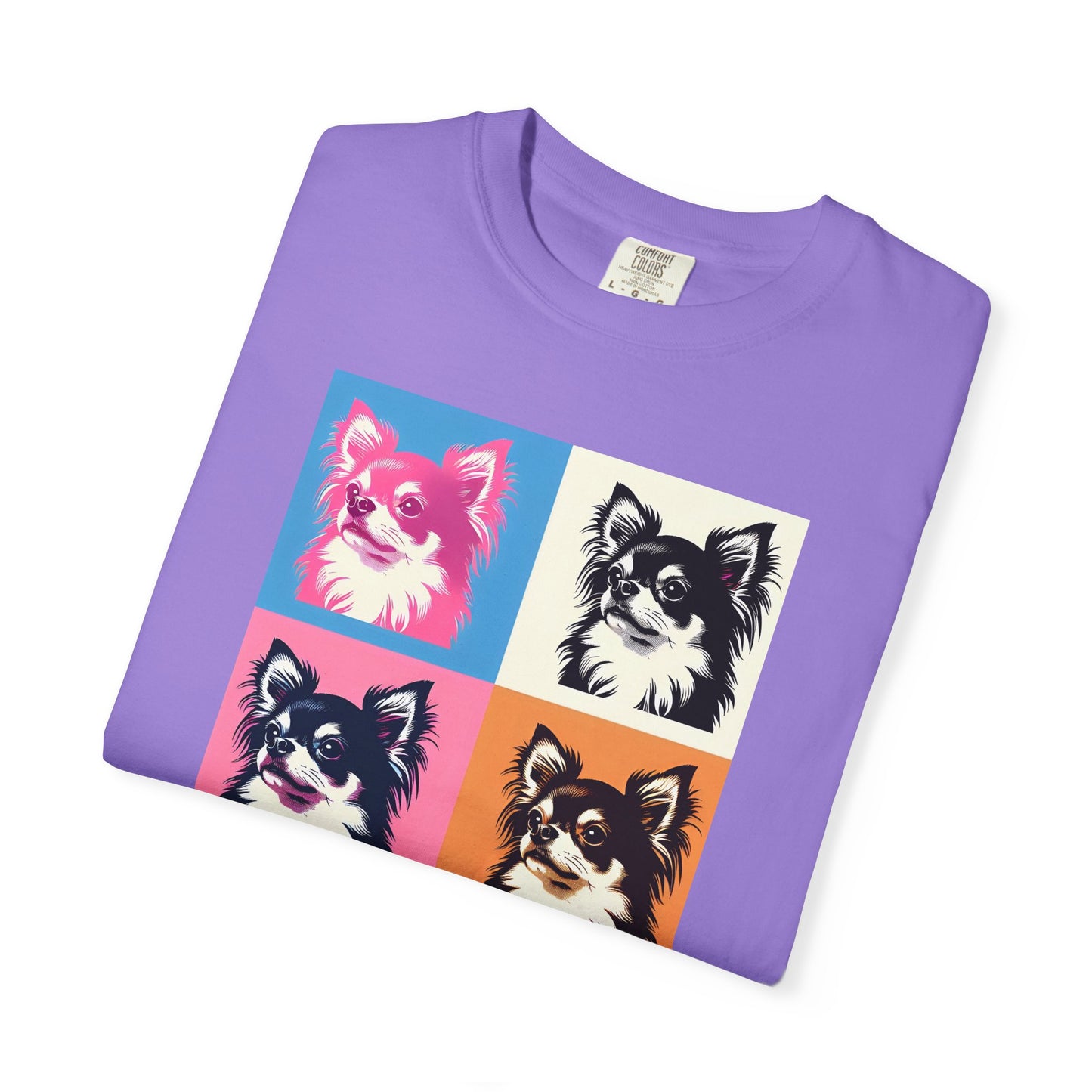 Colorful Chihuahua Unisex T-Shirt - Fun & Playful Pet Lover Gift