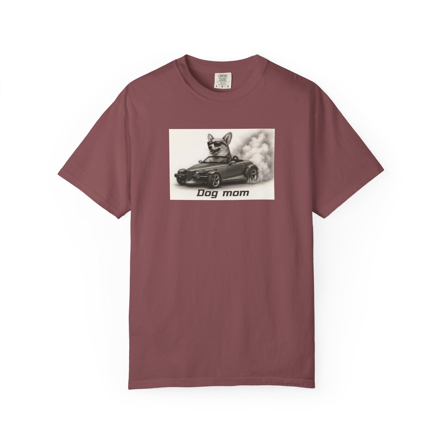 Dog Mom - Corgi - “Cool Dogs in Cool Cars” T-Shirt Collection