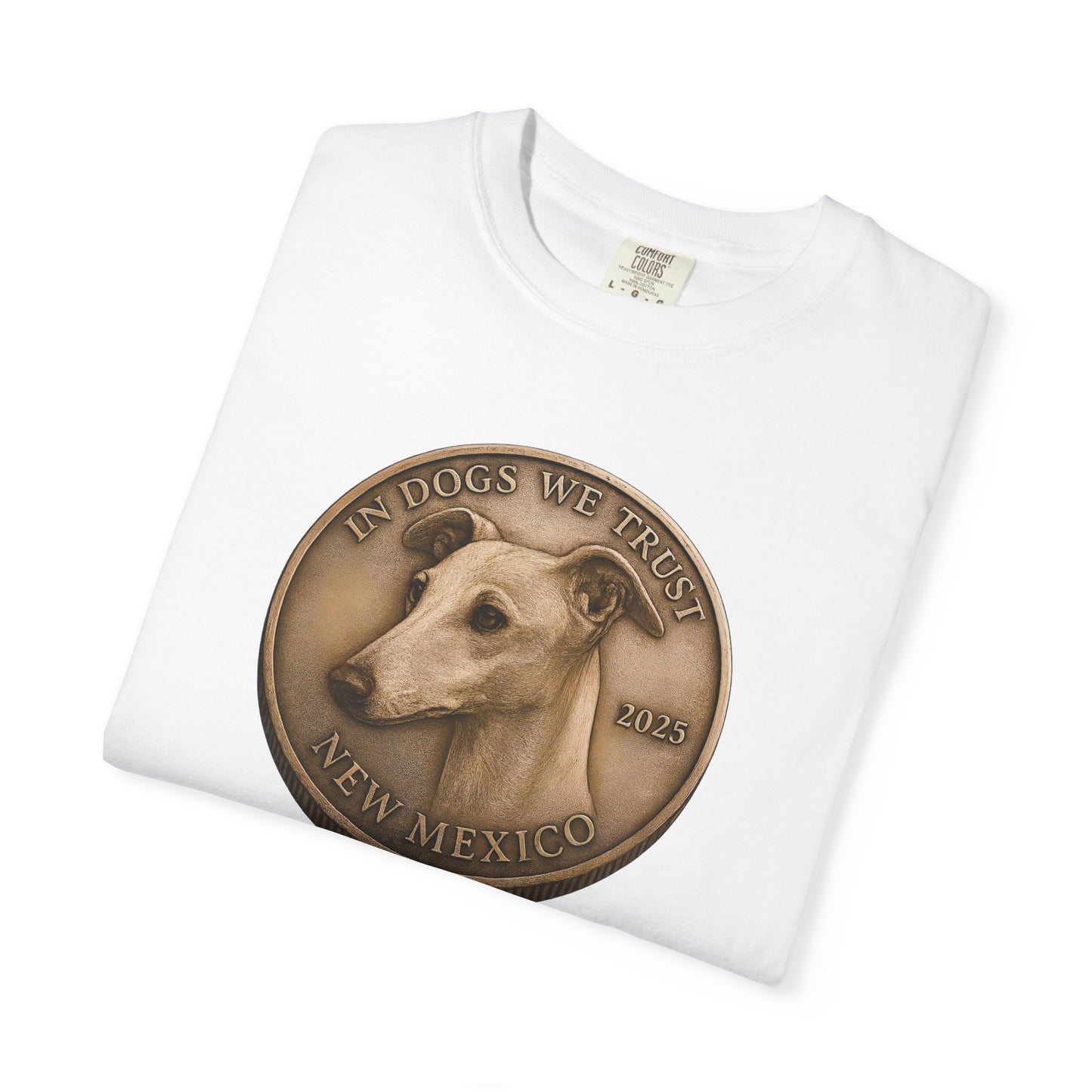 New Mexico State Coin T-Shirt Collection - Proud Dog Breed Illustrations