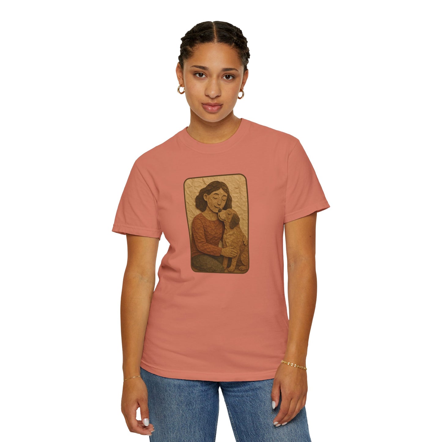 Dog Mom T-shirt - Unisex Garment-Dyed Tee for Pet Lovers