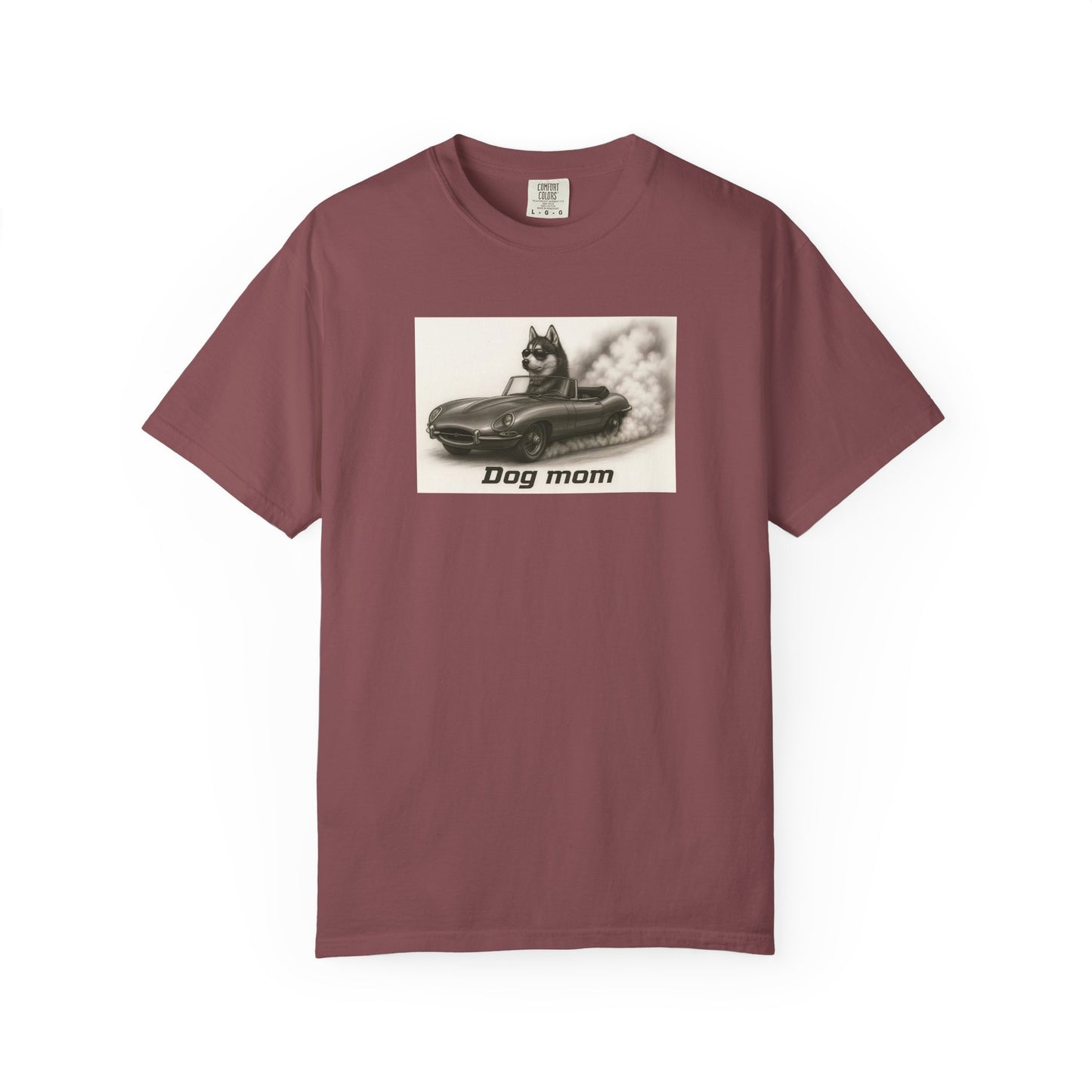 Dog Mom - Siberian Husky - “Cool Dogs in Cool Cars” T-Shirt Collection