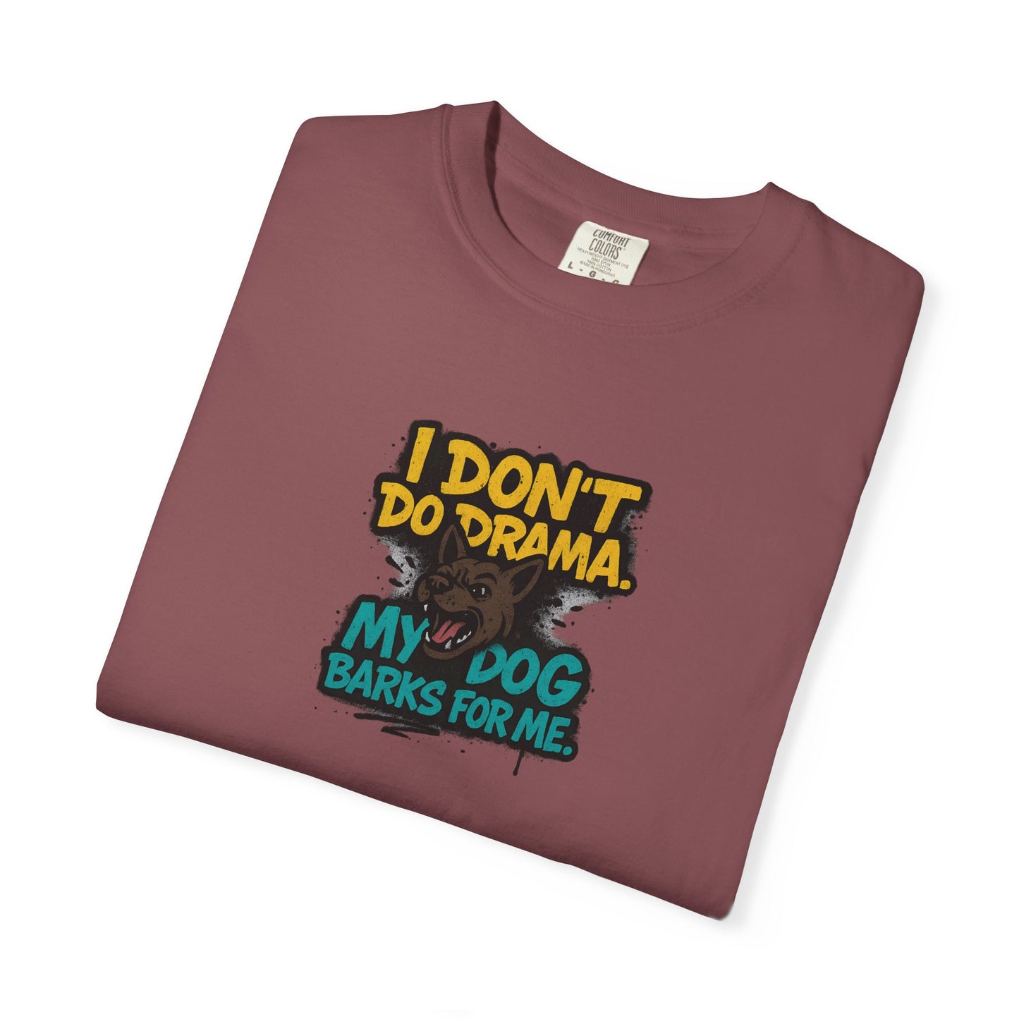 I Don't Do Drama Dog Dad T-Shirt