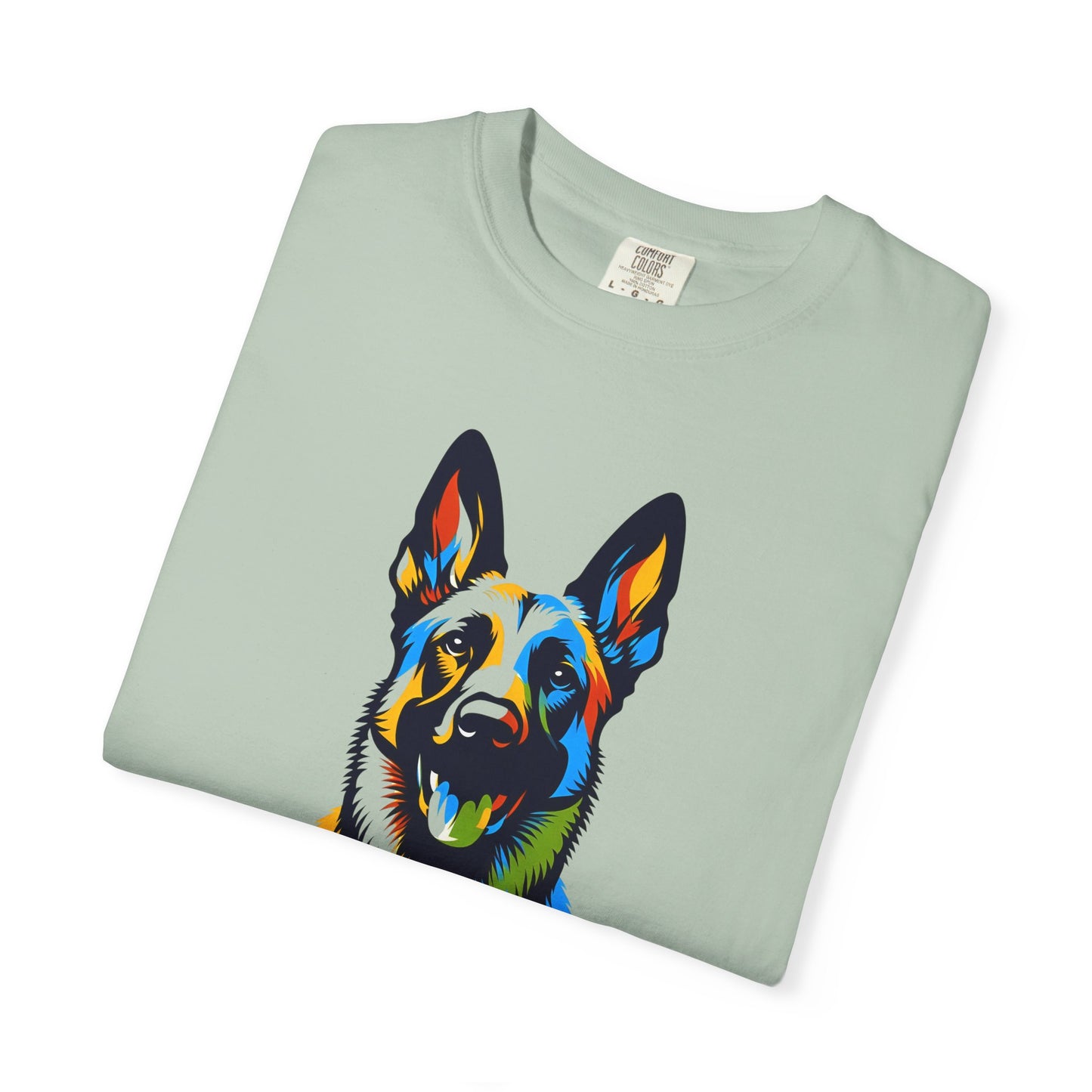 Colorful Belgium Malinois Art Unisex T-Shirt - Perfect for Pet Lovers