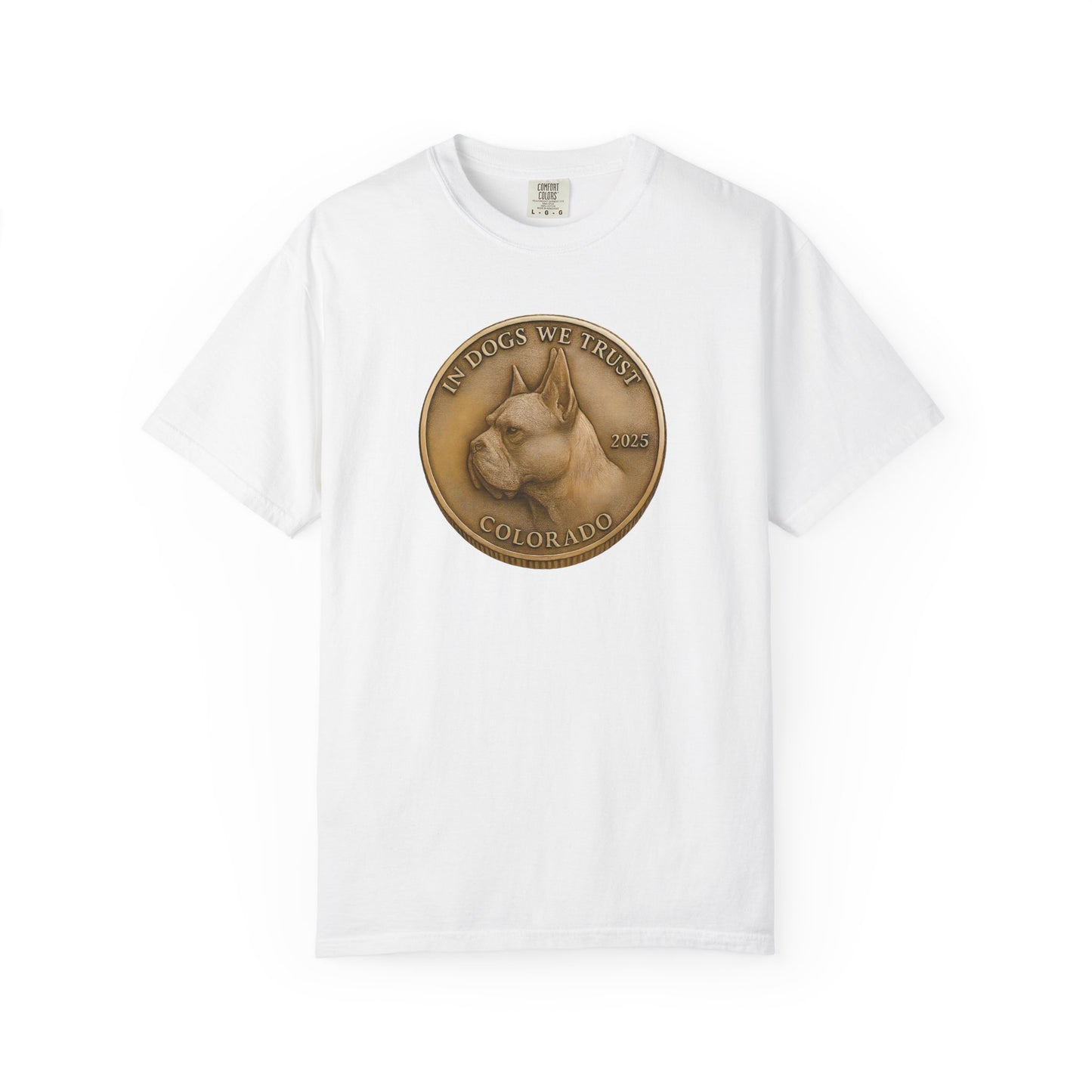 Colorado State Coin T-Shirt Collection - Proud Dog Breed Illustrations