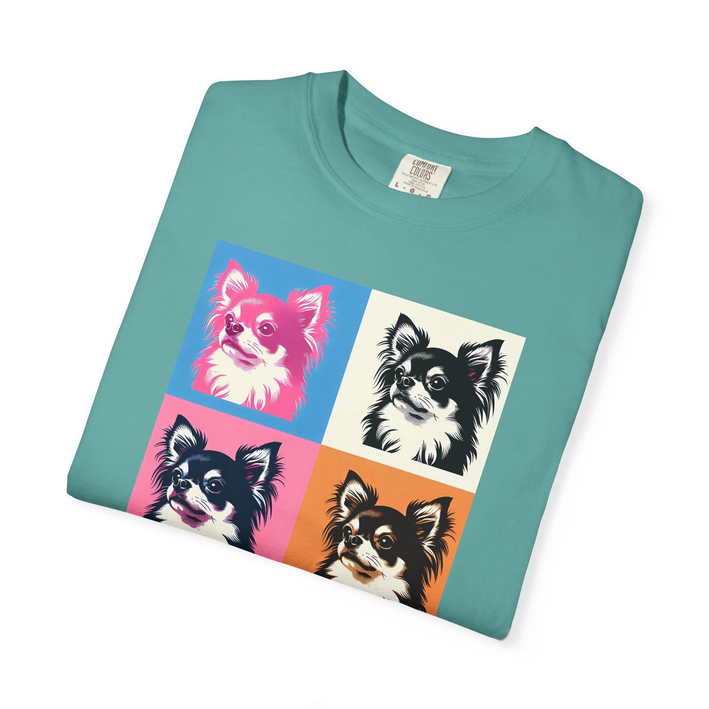 Colorful Chihuahua Unisex T-Shirt - Fun & Playful Pet Lover Gift
