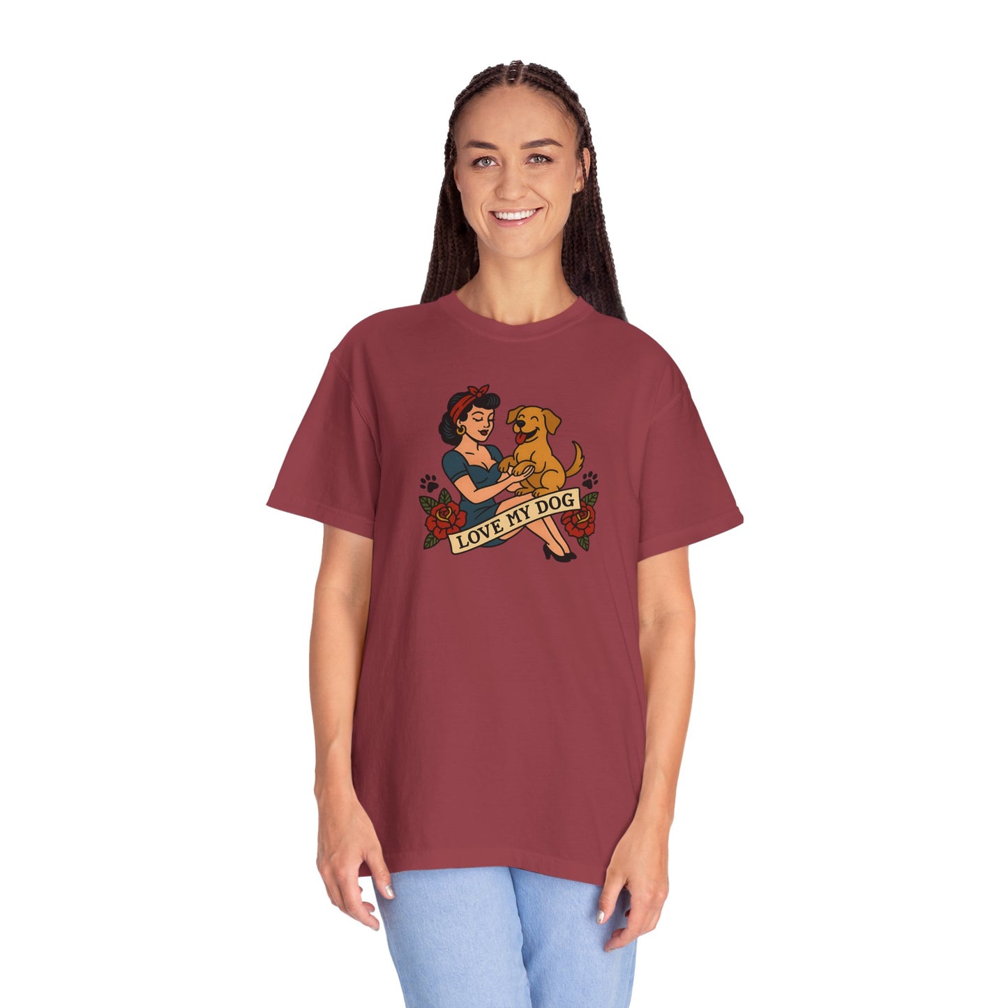 Love My Dog - T-Shirt, Perfect for Pet Owners, Gifts for Dog Lovers, Casual Wear, Love My Dog Shirt, Animal Lover Tee