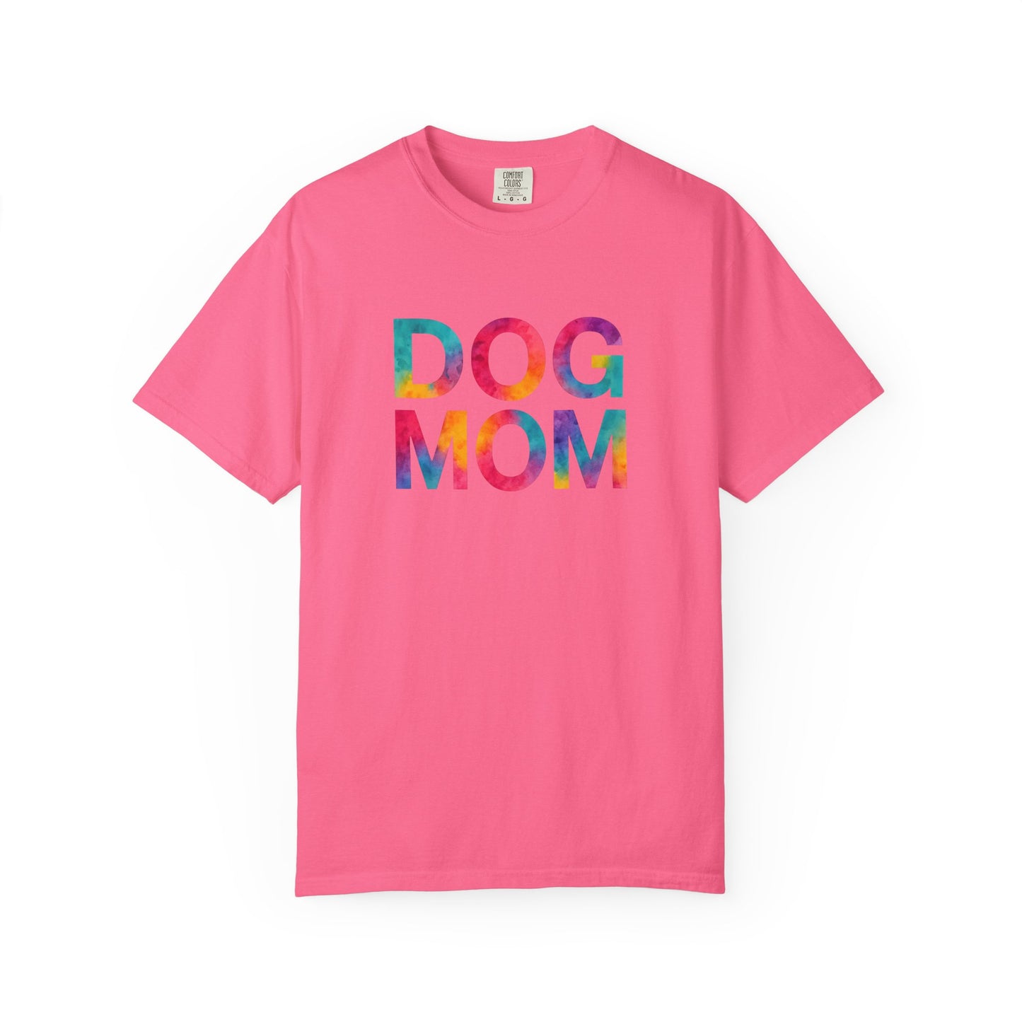 Colorful Dog Mom T-Shirt