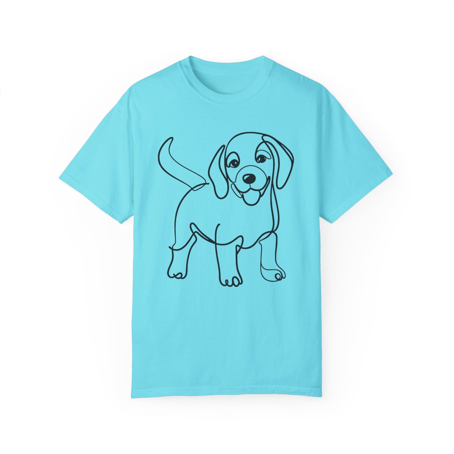 I🐶 Nose First – Minimalist Beagle Line Art Tee - Perfect for Dog Lovers
