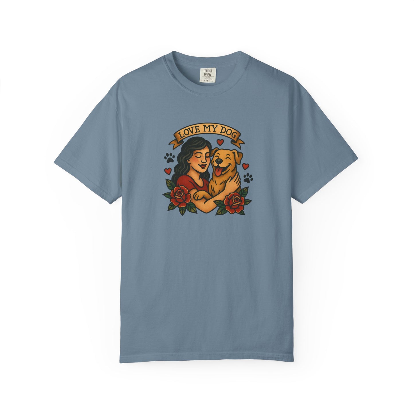 Love My Dog T-Shirt, Cute Dog Lover Tee, Pet Owner Gift, Adoption Awareness Shirt, Casual Everyday Wear