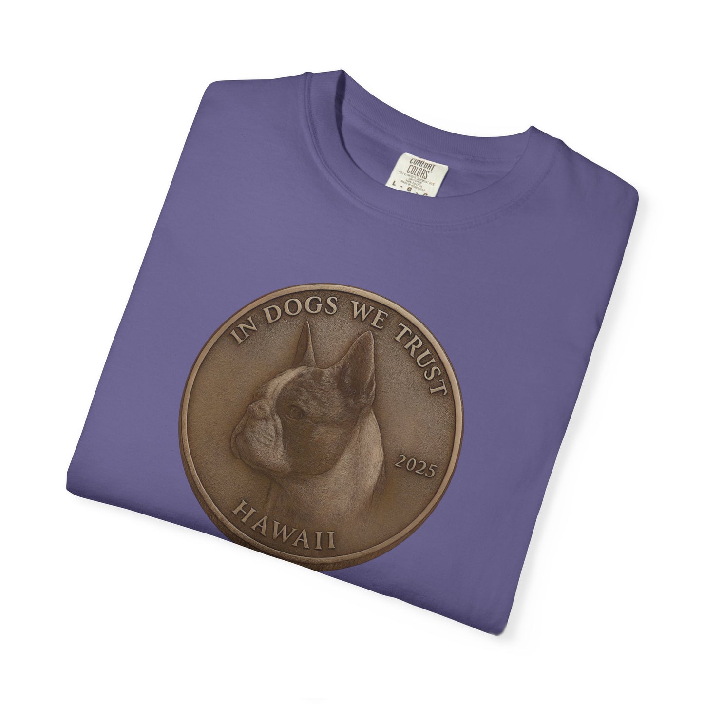 Hawaii State Coin T-Shirt Collection - Proud Dog Breed Illustrations