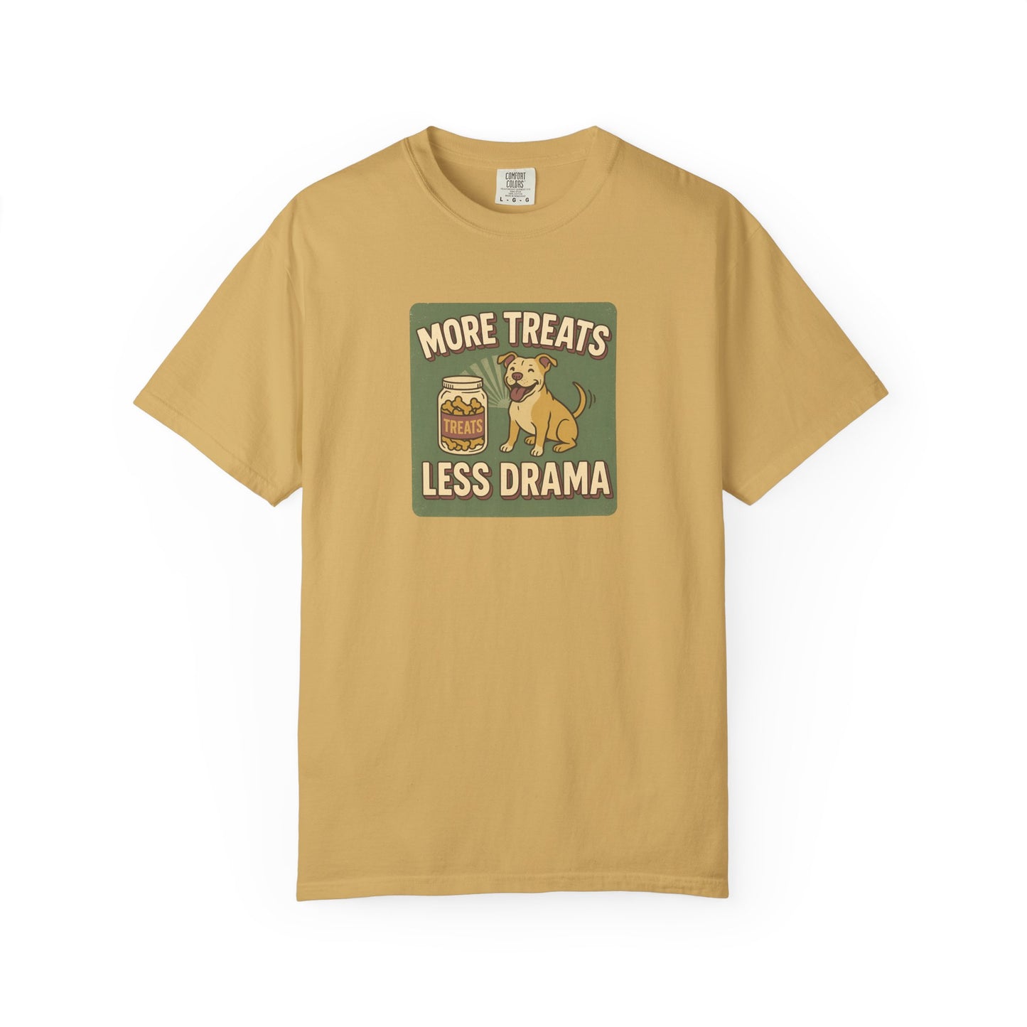 More Treats, Less Drama - Perfect Gift for Dog Lovers, Casual Wear, Animal Lovers, Funny shirts, Pet Treats