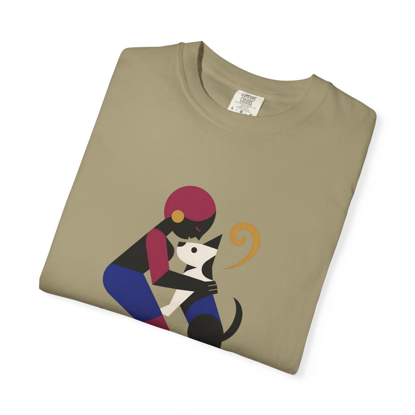 Dog Mom Unisex Garment-Dyed T-Shirt – Perfect Gift for Pet Lovers