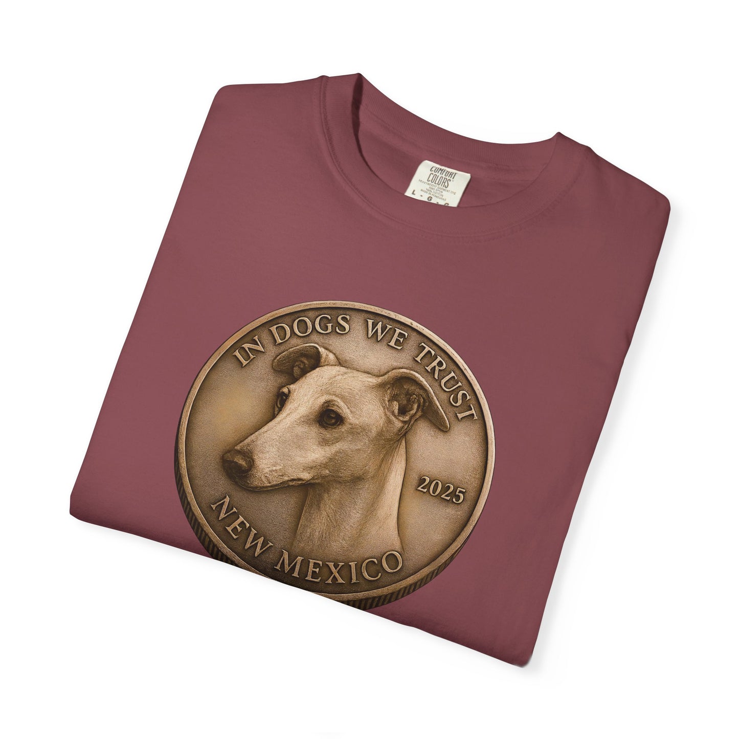 New Mexico State Coin T-Shirt Collection - Proud Dog Breed Illustrations