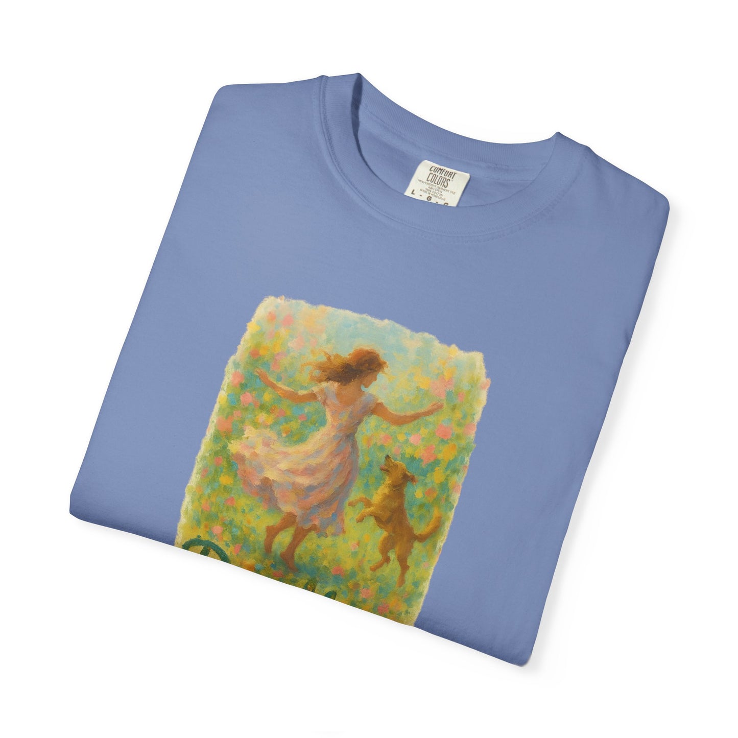 Dog Mom T-Shirt, Cute Animal Lover Tee, Gift for Pet Moms, Garment-Dyed T-Shirt, Casual Summer Shirt, Birthday Gift, Dog Lover Merchandise