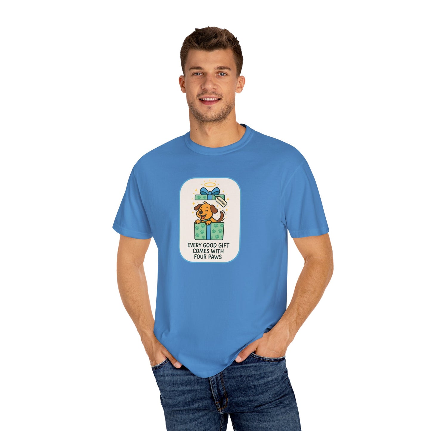Dog Lover's Gift Tee - Every Good Gift Comes with Four Paws, Pet Owners, Animal Lover Shirt, Unique Gift for Dog Lovers, Casual [...]