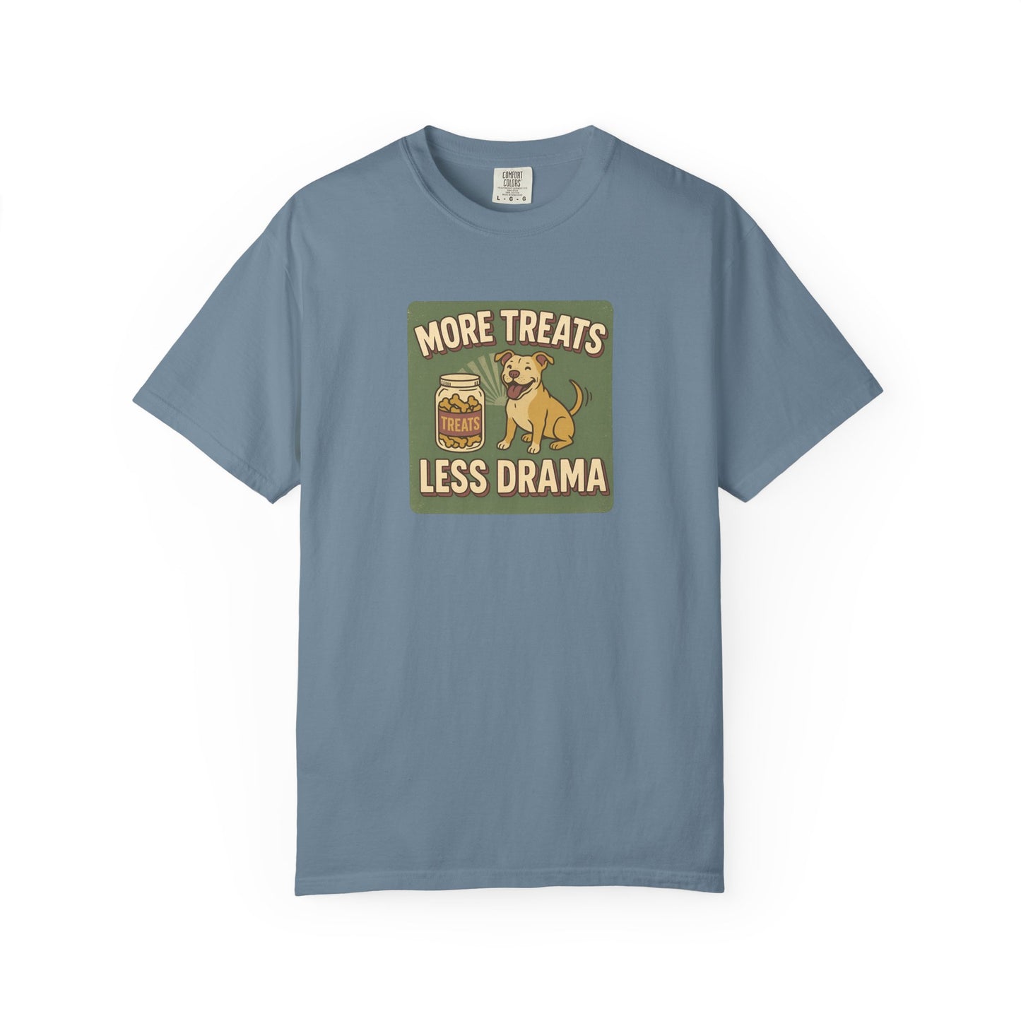 More Treats, Less Drama - Perfect Gift for Dog Lovers, Casual Wear, Animal Lovers, Funny shirts, Pet Treats