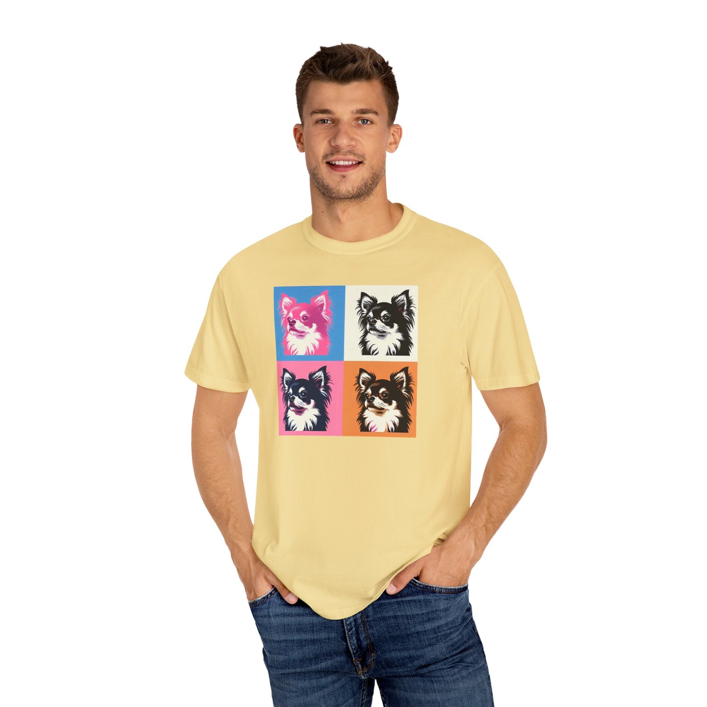 Colorful Chihuahua Unisex T-Shirt - Fun & Playful Pet Lover Gift