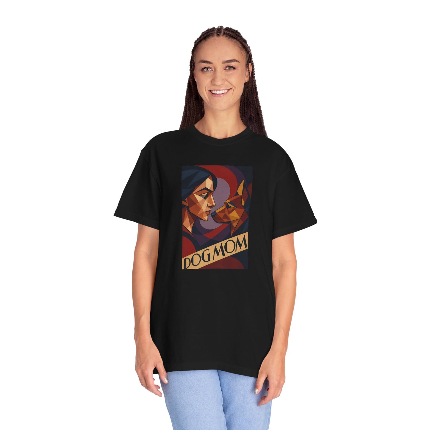 Dog Mom Graphic T-Shirt, Perfect Gift for Pet Lovers, Animal Lover Tee, Birthday Gift for Mom, Comfortable Casual Wear, Everyday Style