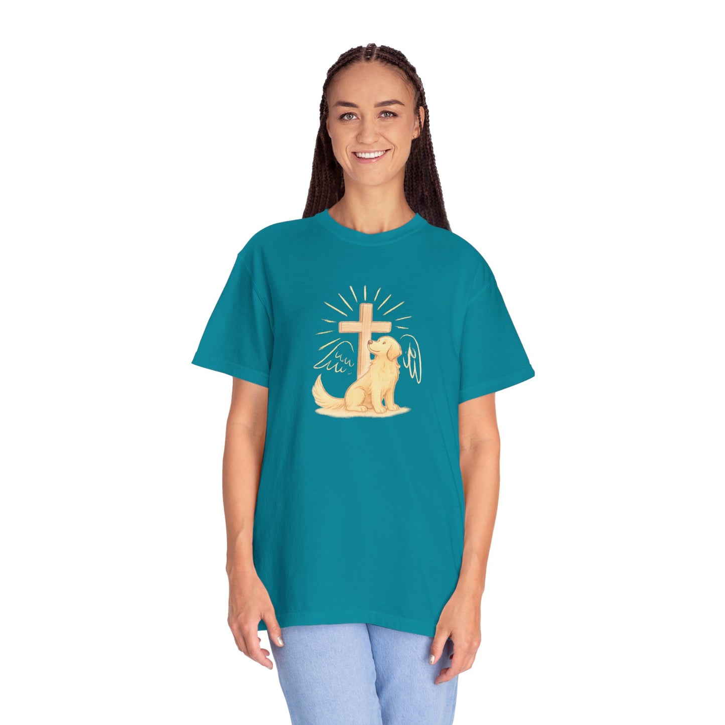 Dog-Inspired Faith T-Shirt, Unisex T-Shirt, Christian Apparel, Pet Lover Gift, Casual Wear, Memorial Shirt