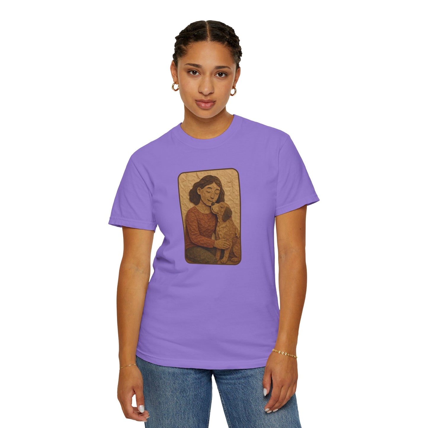 Dog Mom T-shirt - Unisex Garment-Dyed Tee for Pet Lovers