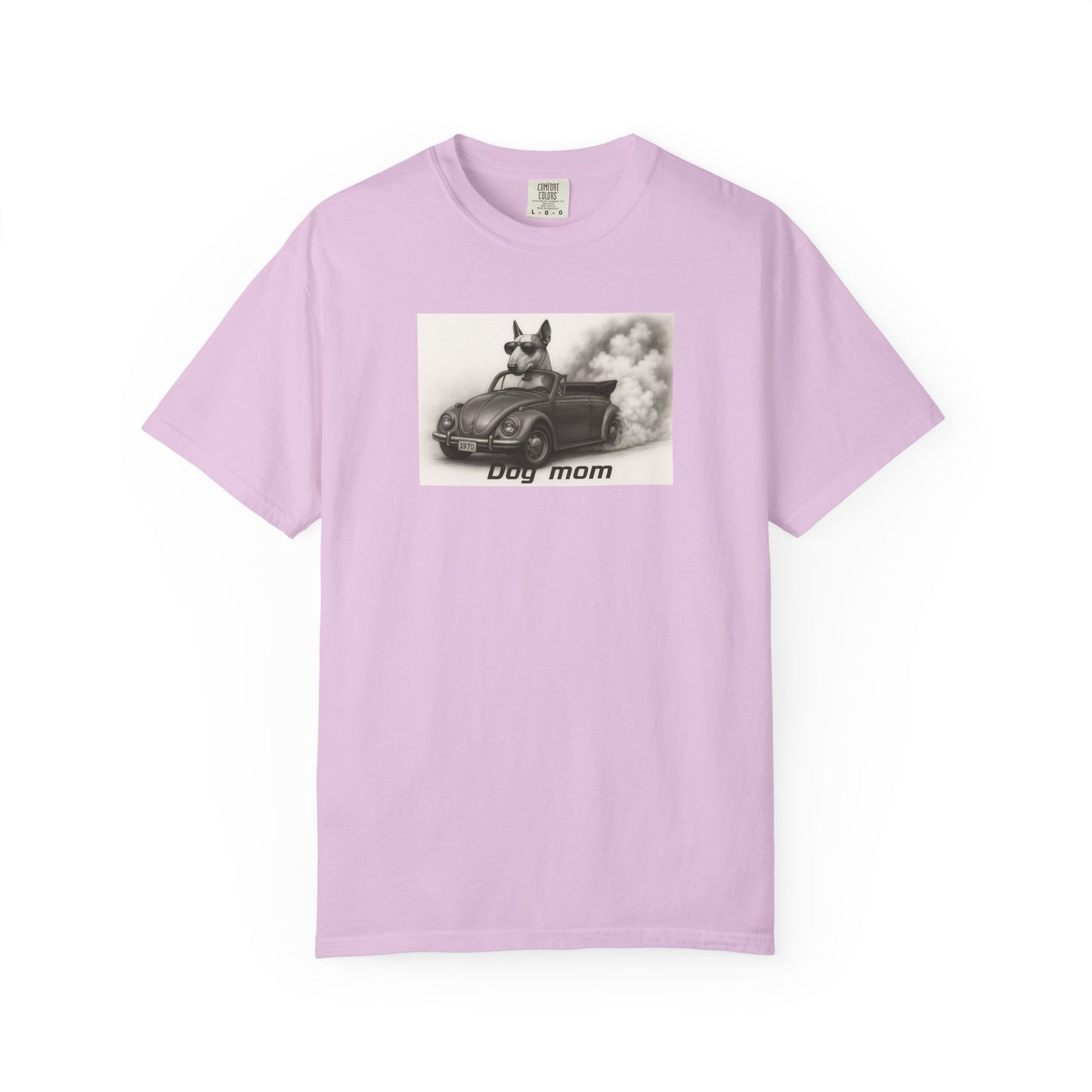 Dog Mom - Bull Terrier - “Cool Dogs in Cool Cars” T-Shirt Collection