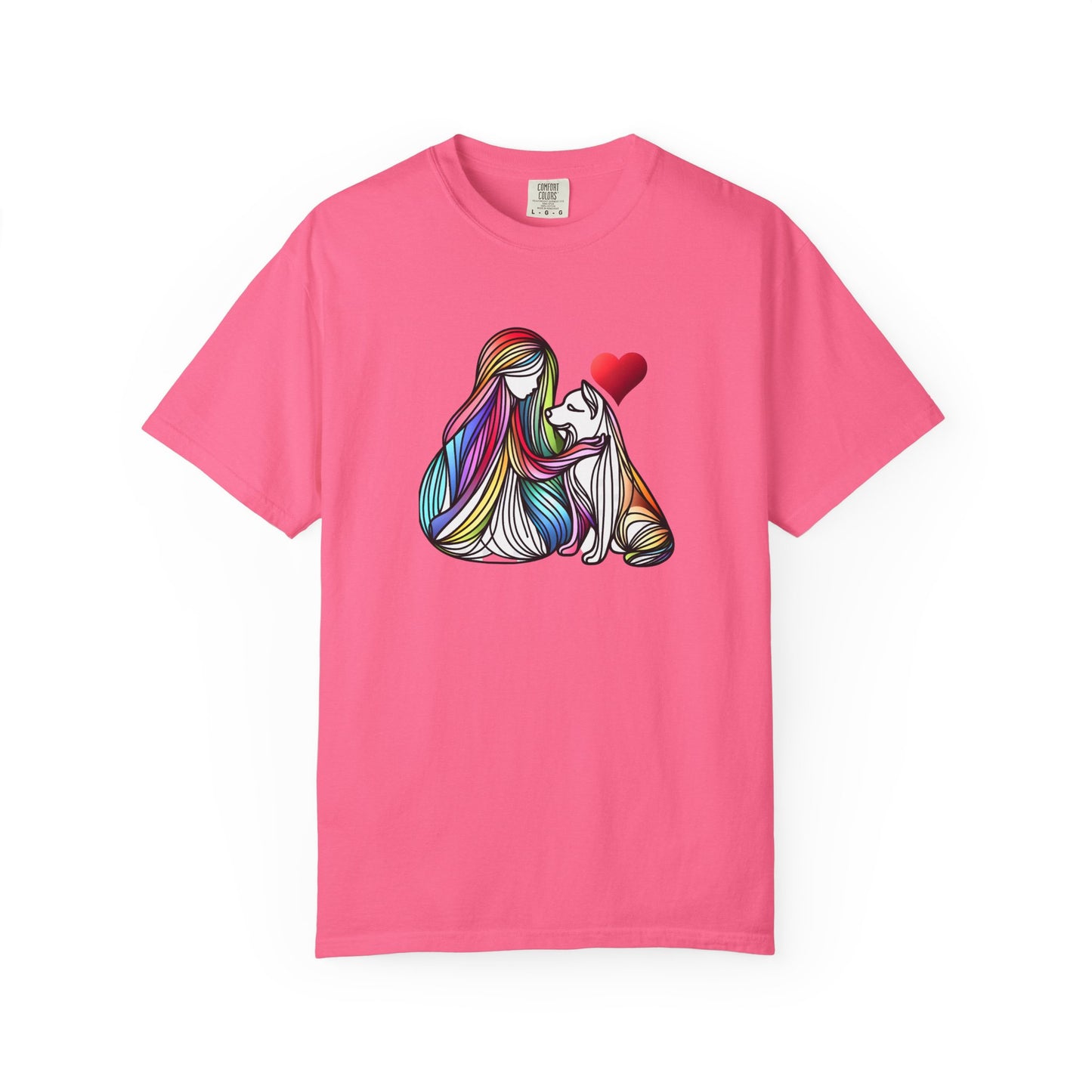 Colorful Dog Love T-Shirt