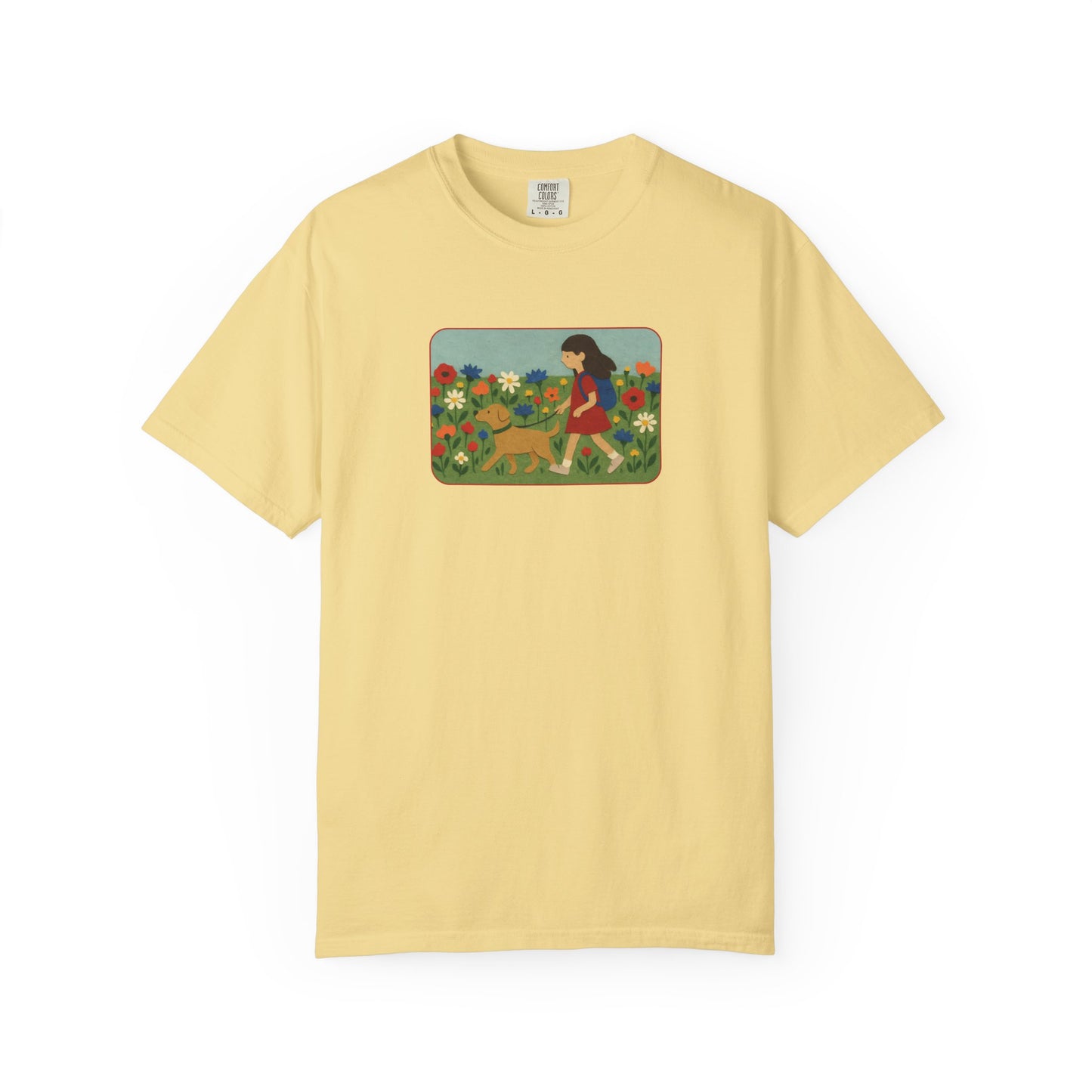 Dog Walking Collage T-shirt