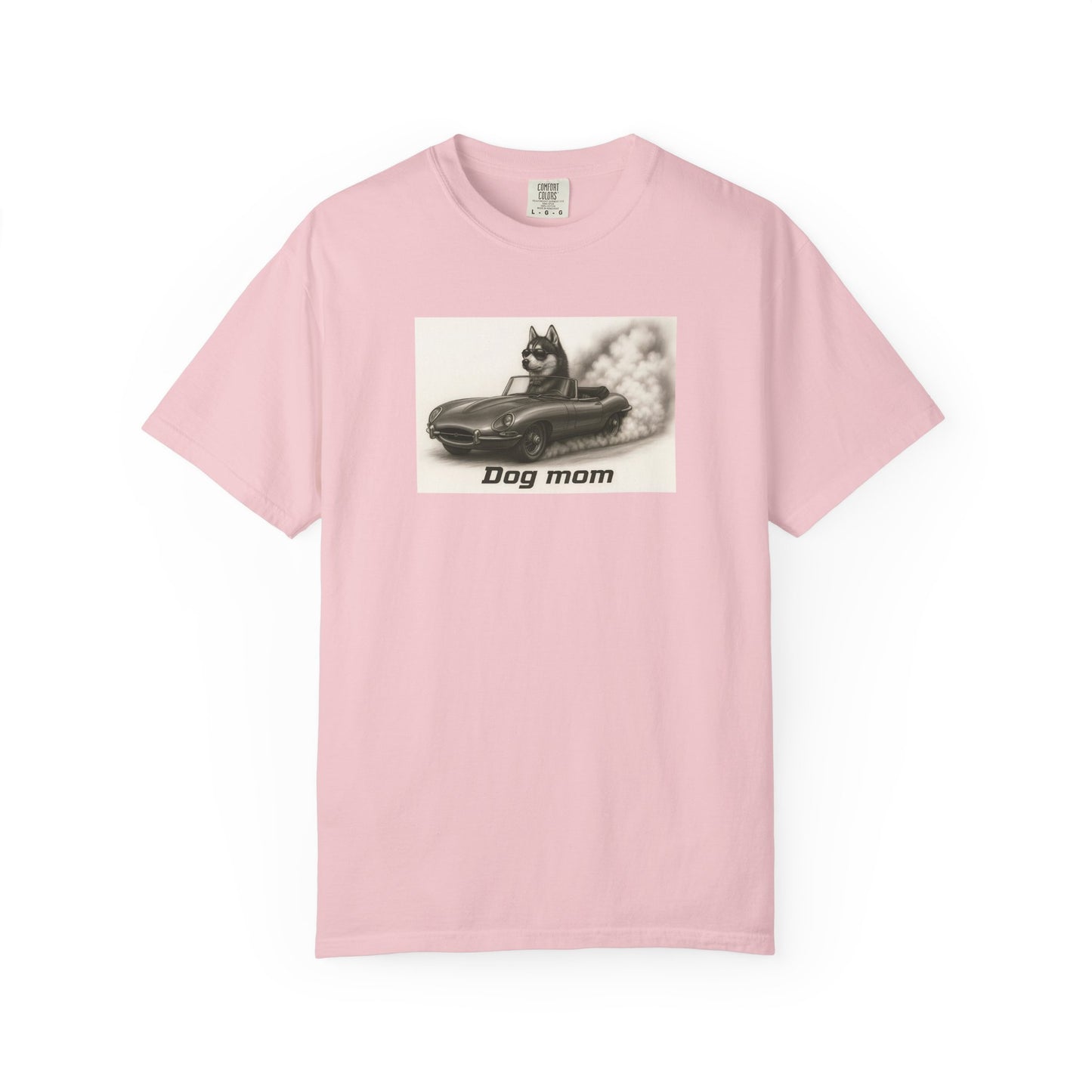 Dog Mom - Siberian Husky - “Cool Dogs in Cool Cars” T-Shirt Collection