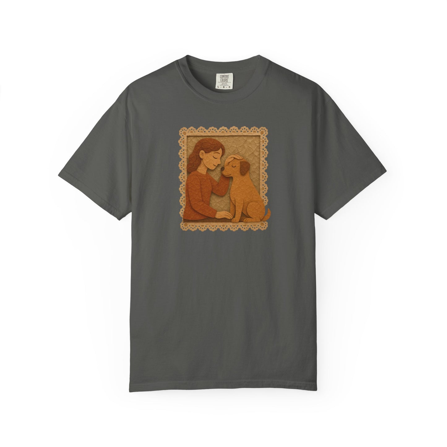 Dog Mom T-shirt - Unisex Garment-Dyed Tee for Dog Lovers