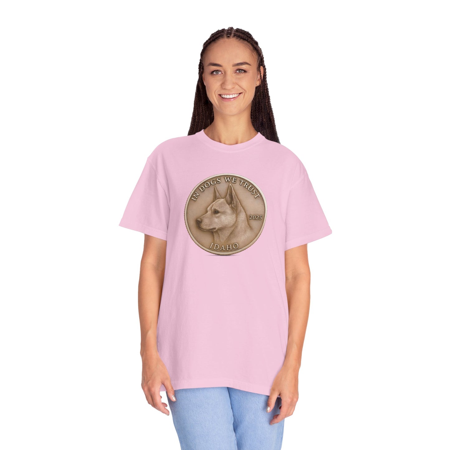 Idaho State Coin T-Shirt Collection - Proud Dog Breed Illustrations