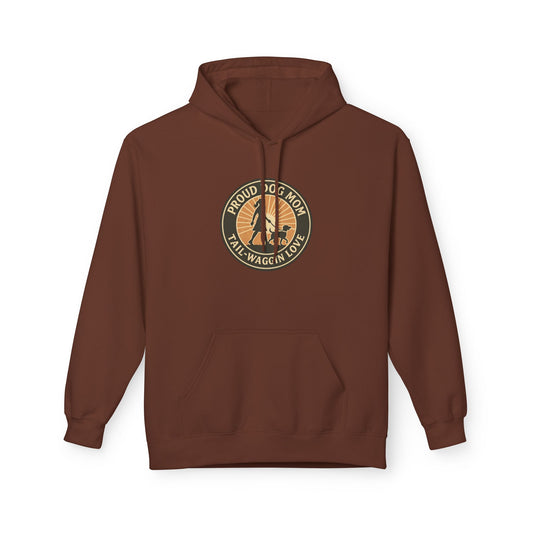 Hoodie for Dog Moms - Unisex Midweight Softstyle Fleece Hoodie