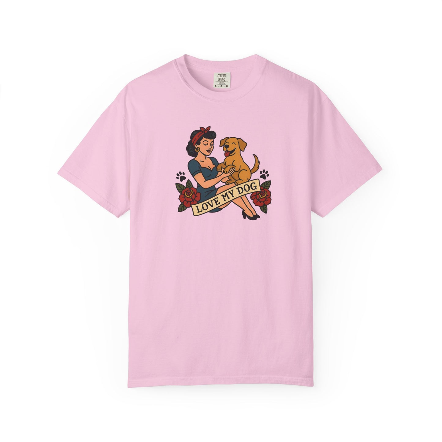 Love My Dog - T-Shirt, Perfect for Pet Owners, Gifts for Dog Lovers, Casual Wear, Love My Dog Shirt, Animal Lover Tee