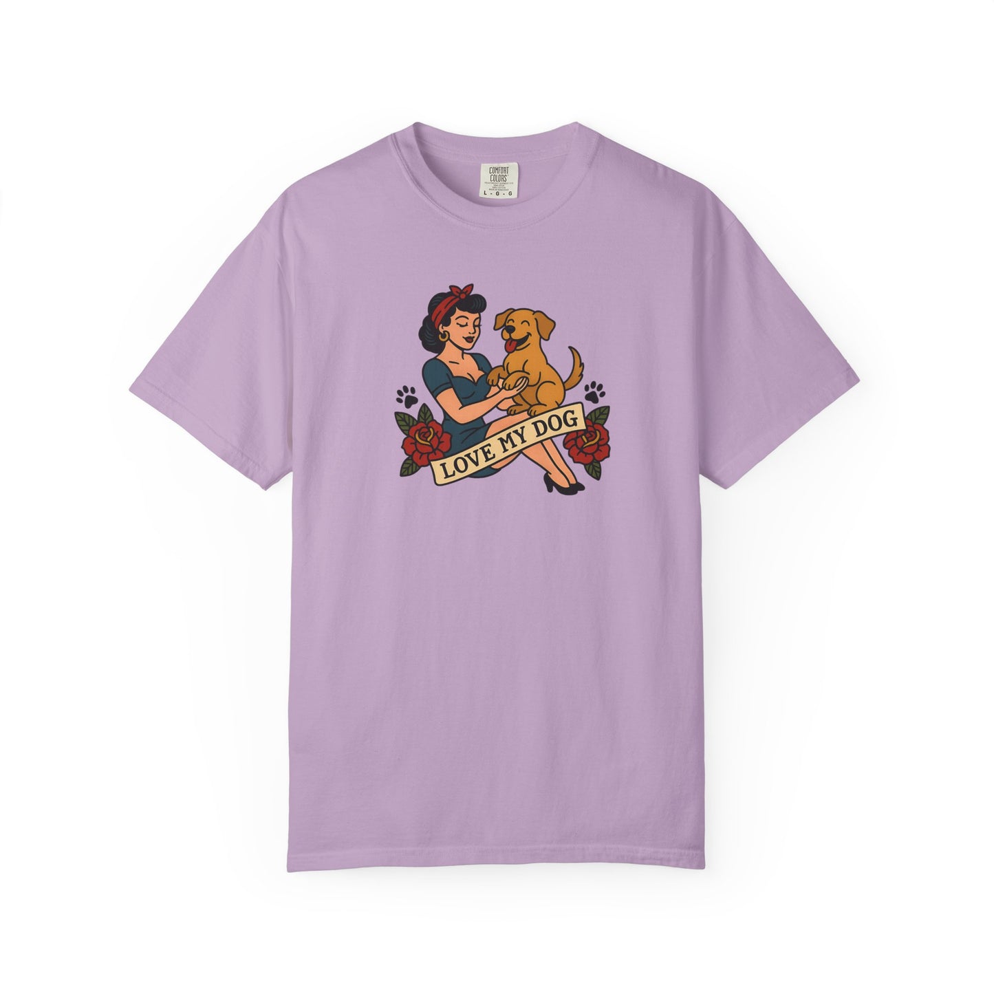 Love My Dog - T-Shirt, Perfect for Pet Owners, Gifts for Dog Lovers, Casual Wear, Love My Dog Shirt, Animal Lover Tee