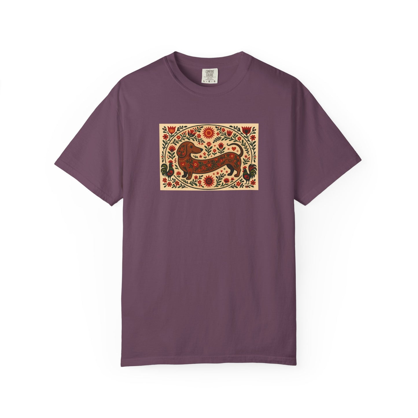 Dachshund Folk Art T-Shirt