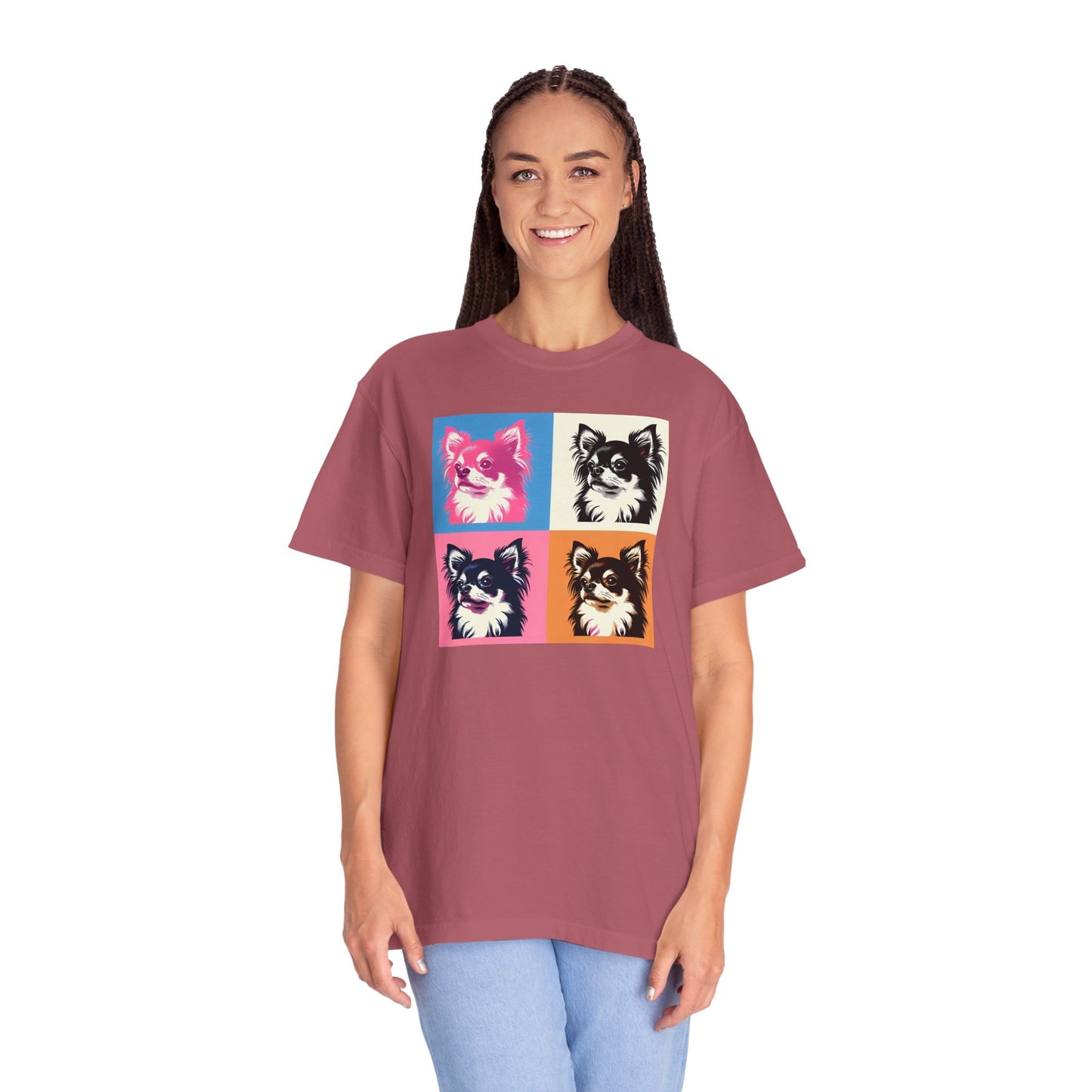 Colorful Chihuahua Unisex T-Shirt - Fun & Playful Pet Lover Gift