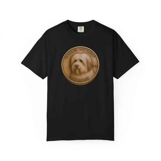 Vermont State Coin T-Shirt Collection - Proud Dog Breed Illustrations