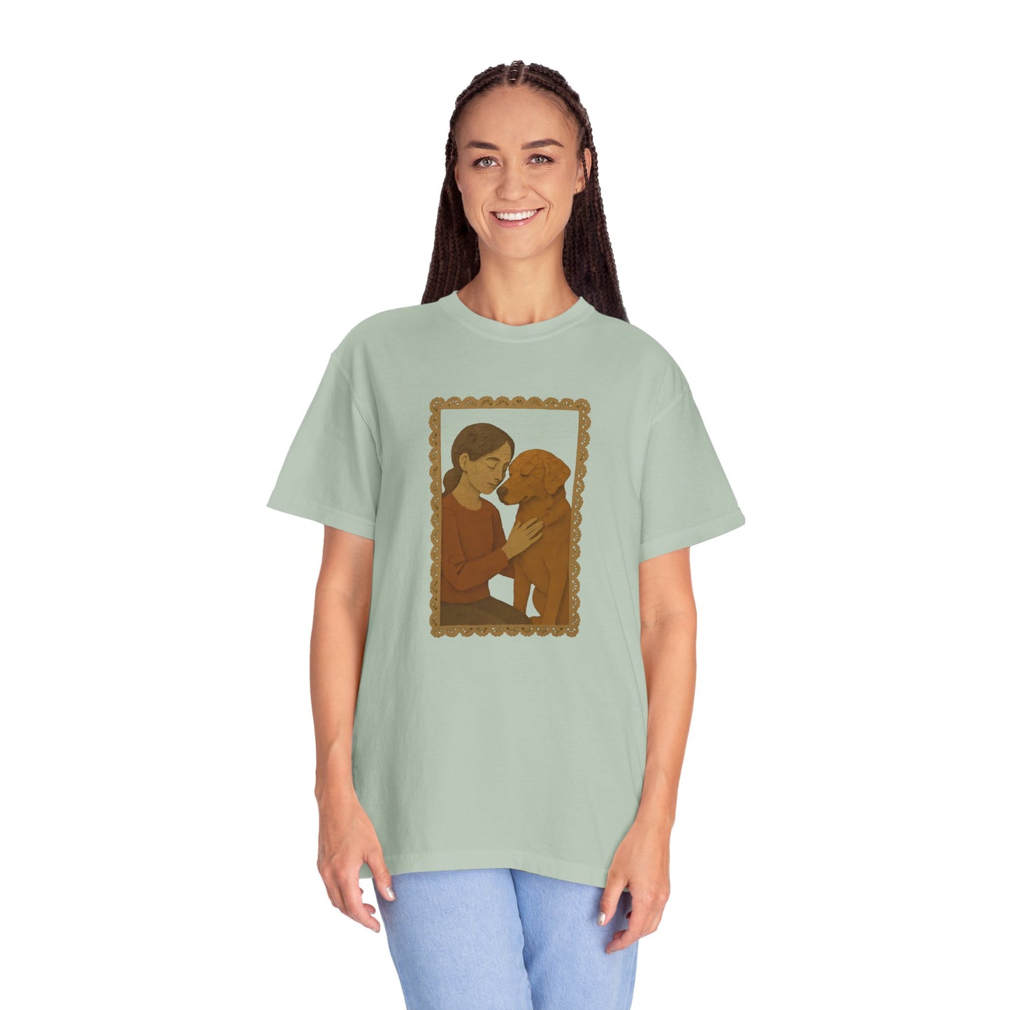 Dog Mom T-shirt - Unisex Garment-Dyed Tee for Pet Lovers