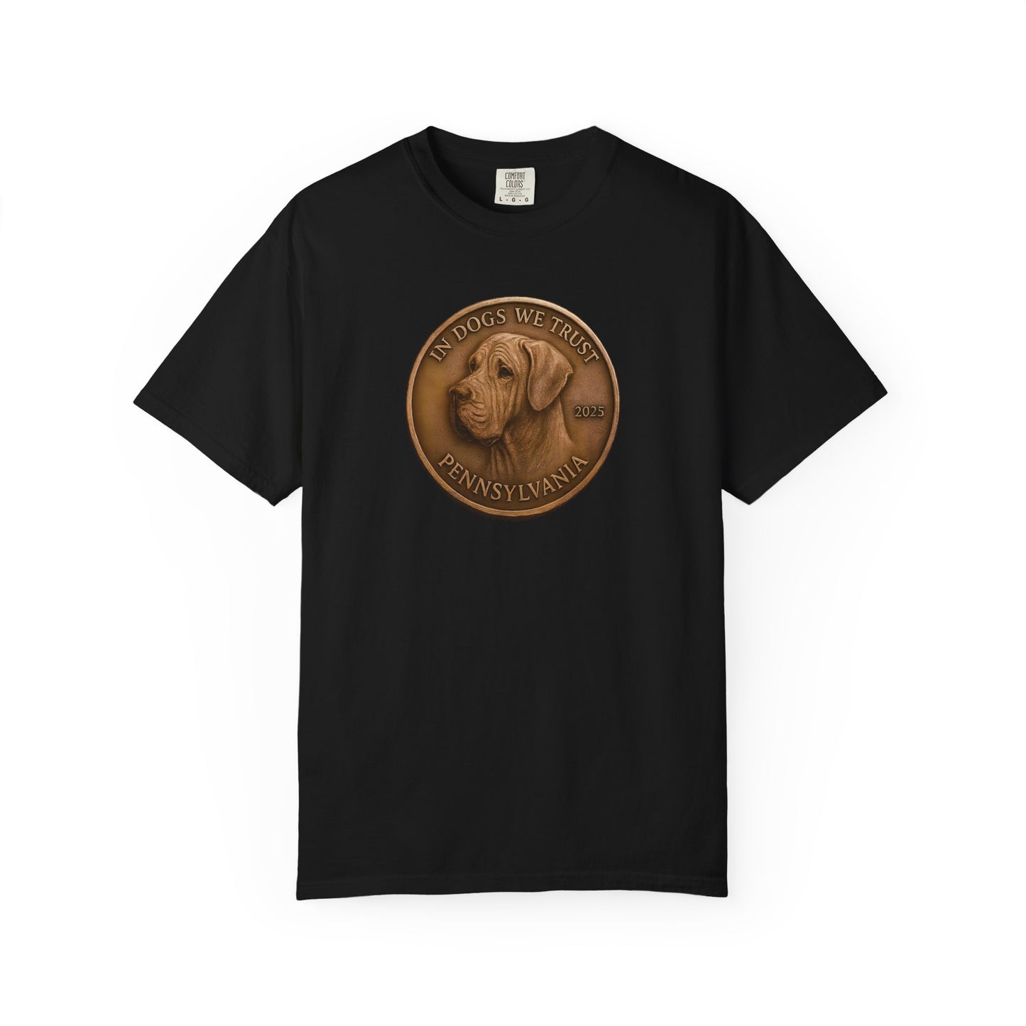 Pennsylvania State Coin T-Shirt Collection - Proud Dog Breed Illustrations