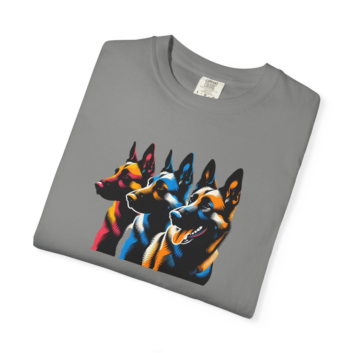 Colorful German Shepherd Unisex T-Shirt - Vibrant Dog Lover Tee