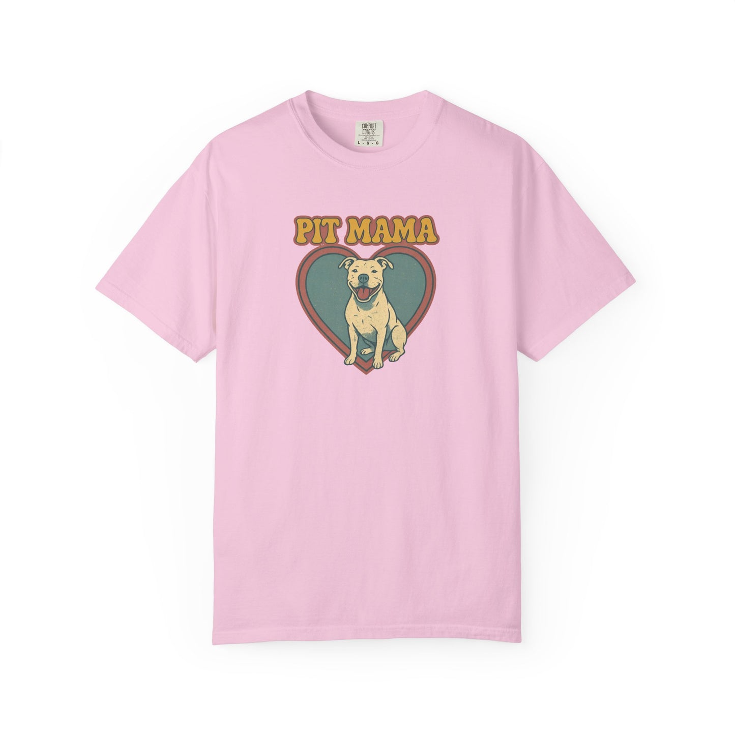 Pit Mama Unisex T-Shirt - Perfect Gift for Dog Lovers, Pet Owners, Animal Rescue Advocates, Dog Mom Apparel