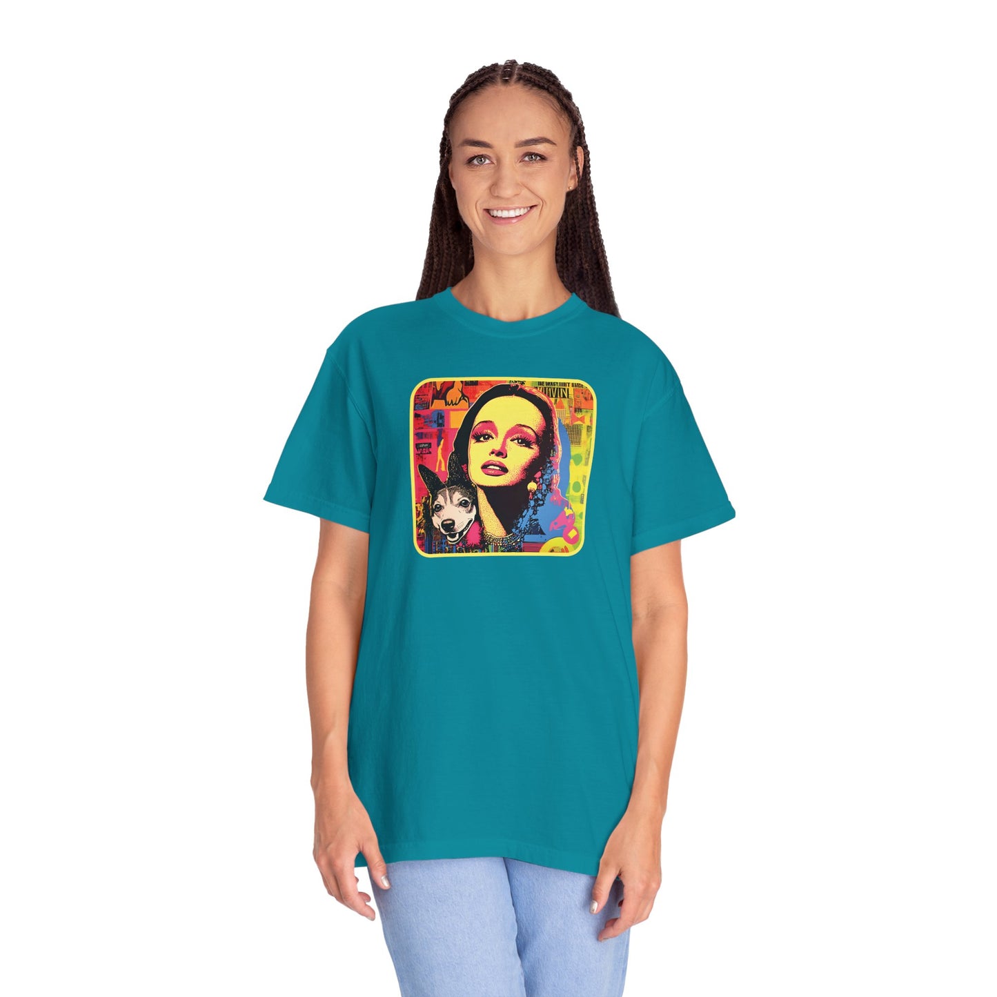 Pop Art Mom and Dog T-Shirt