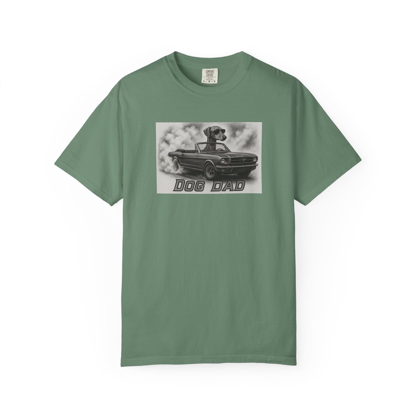 Dog Dad - Azawakh - Cool Dogs in Cool Cars T-Shirt Collection | Funny Dog Lover Apparel for Men