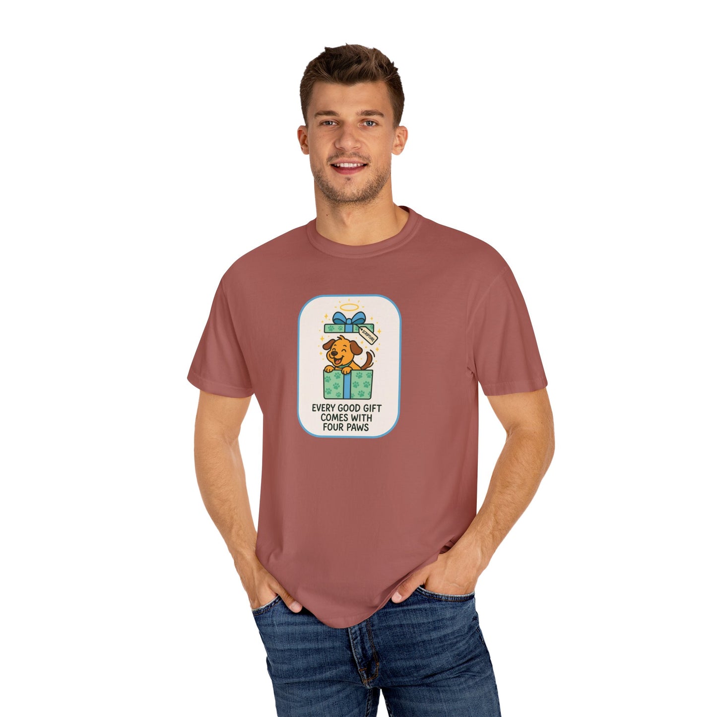 Dog Lover's Gift Tee - Every Good Gift Comes with Four Paws, Pet Owners, Animal Lover Shirt, Unique Gift for Dog Lovers, Casual [...]