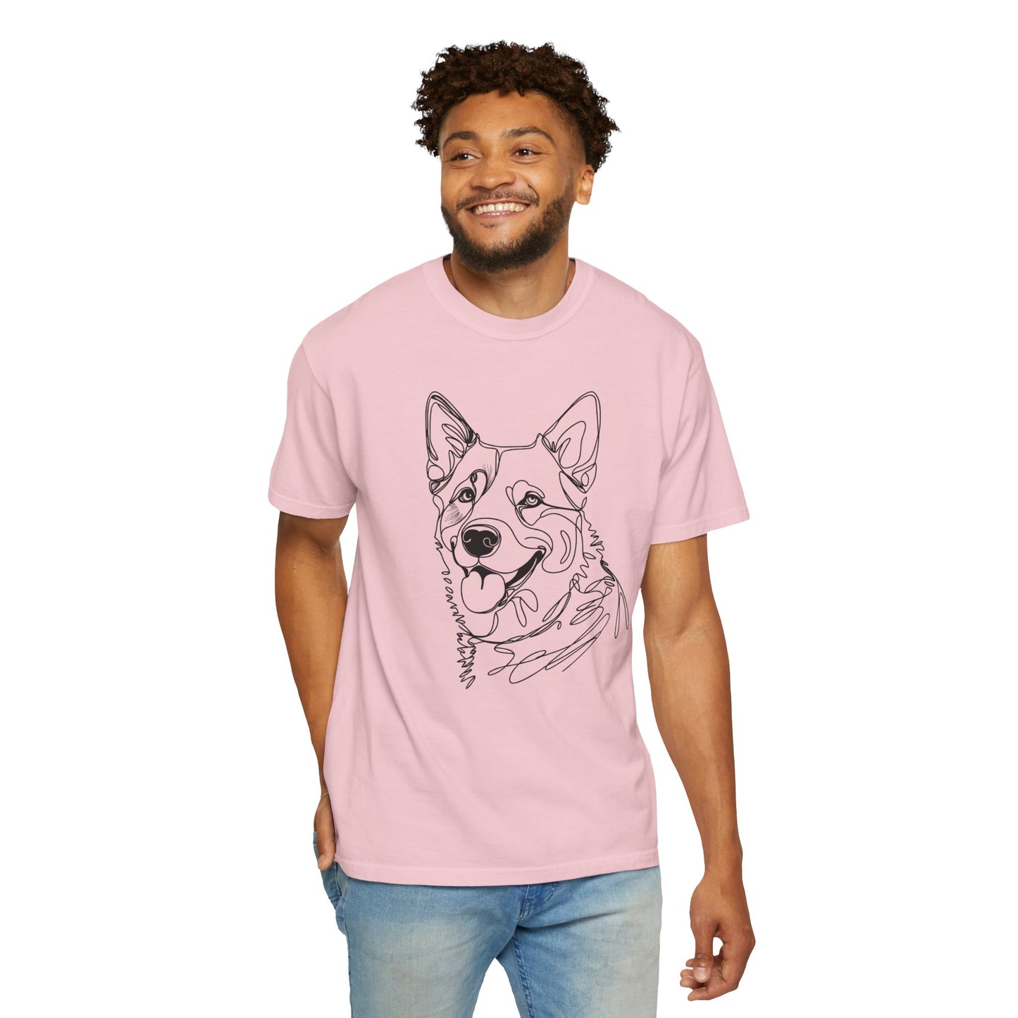 Blue Heeler Line Art Tee