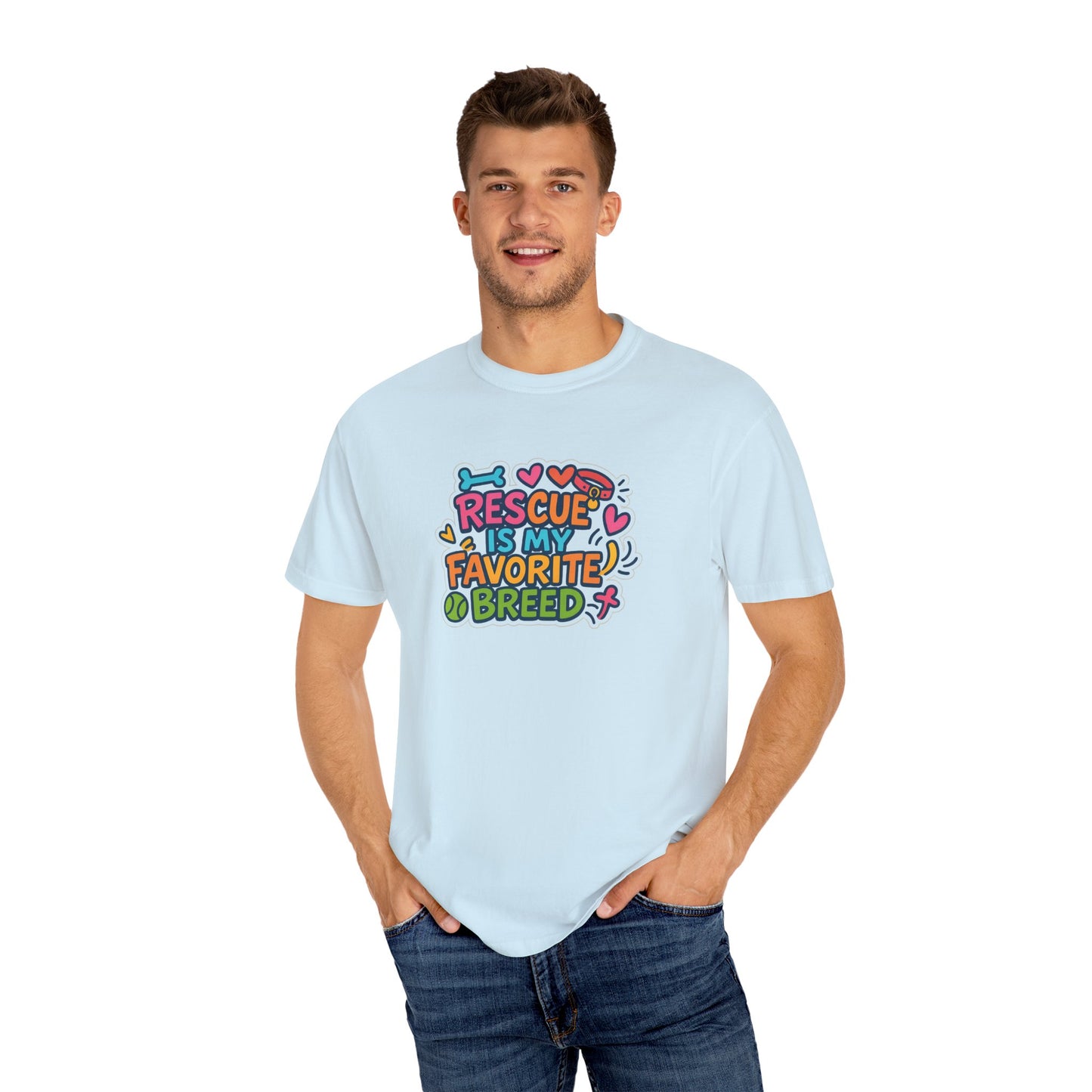 Rescue Dog Lover Unisex T-Shirt - Perfect Gift for Pet Owners, Animal Rescue Support, Casual Wear, Dog Adoption Events, Animal Lovers [...]