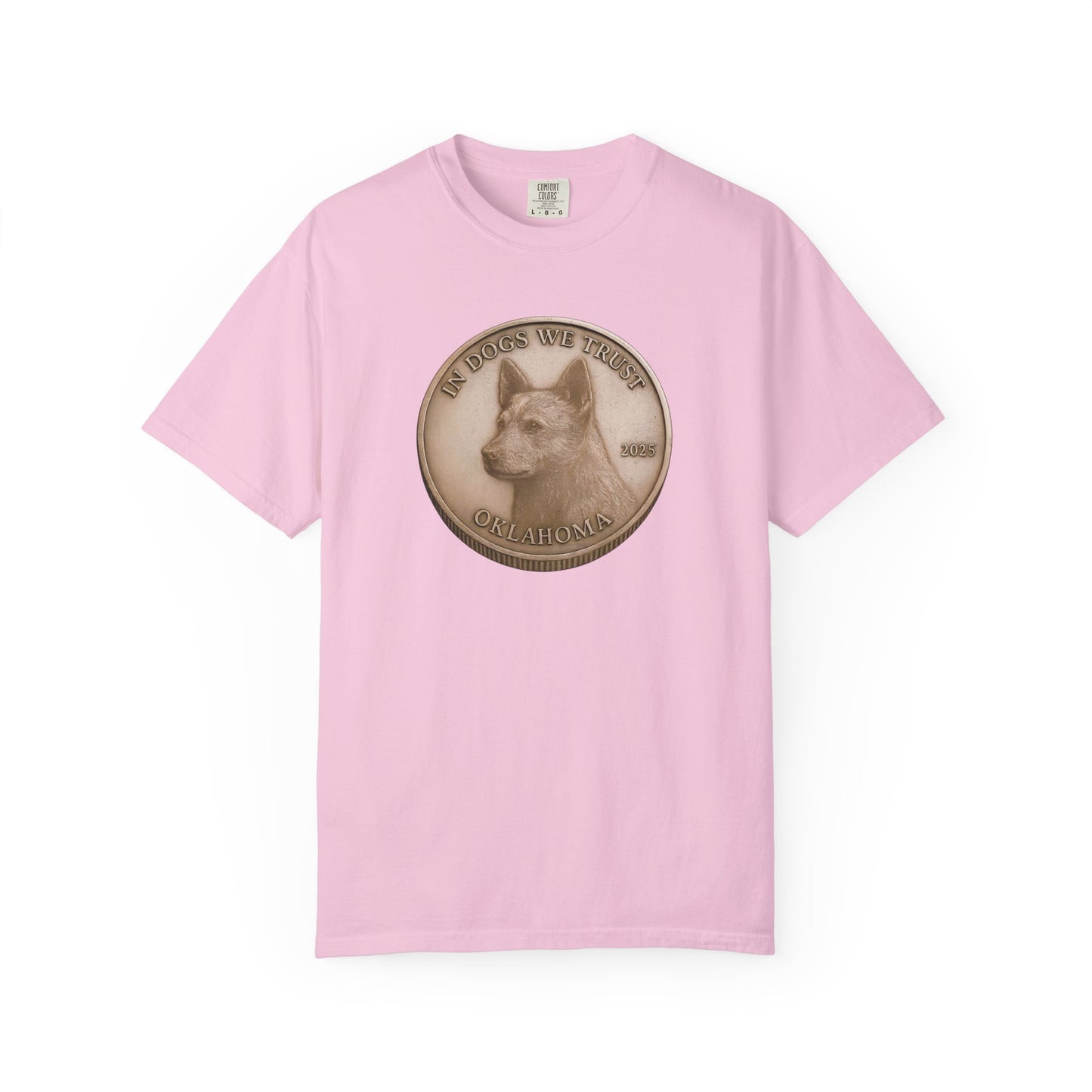 Oklahoma State Coin T-Shirt Collection - Proud Dog Breed Illustrations