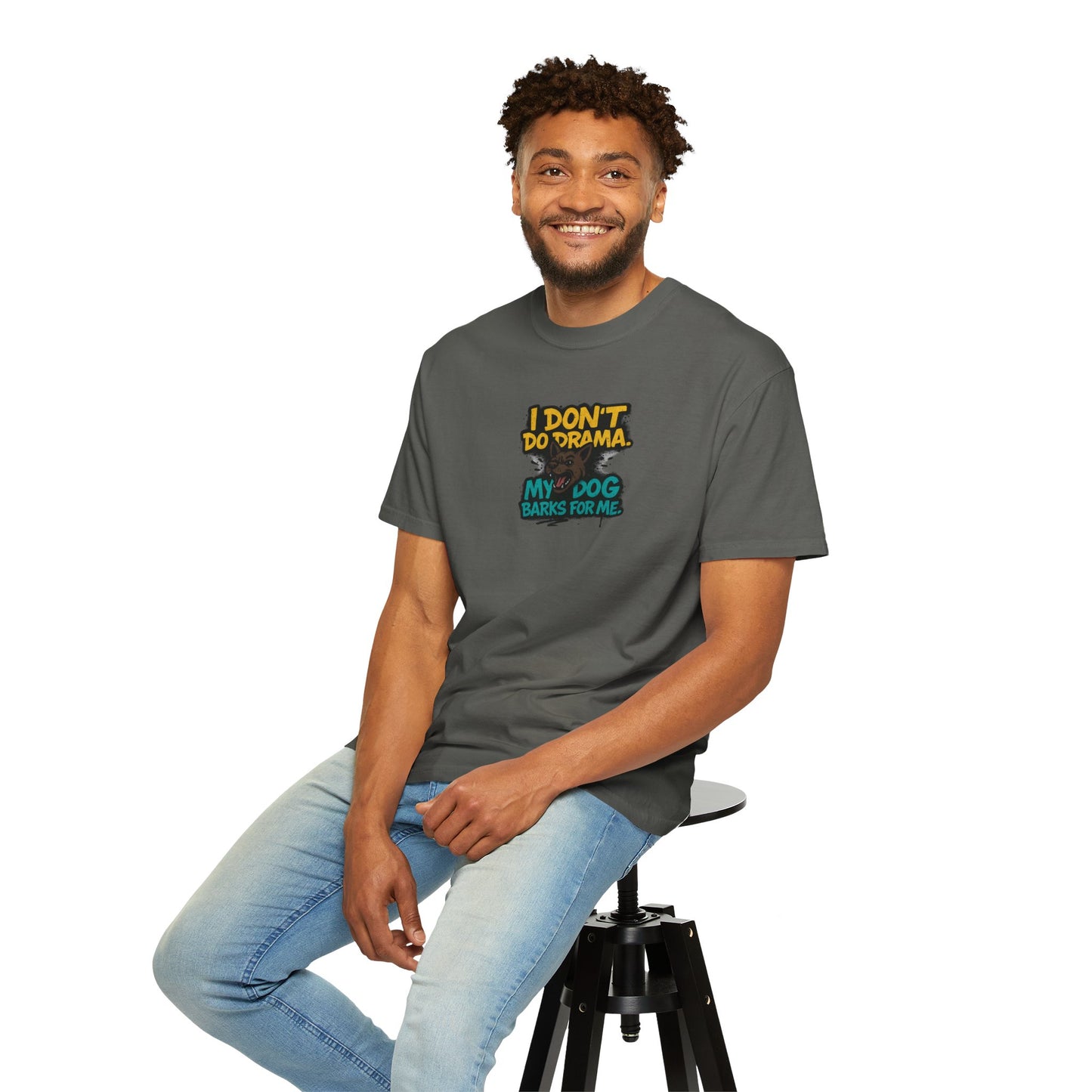 I Don't Do Drama Dog Dad T-Shirt