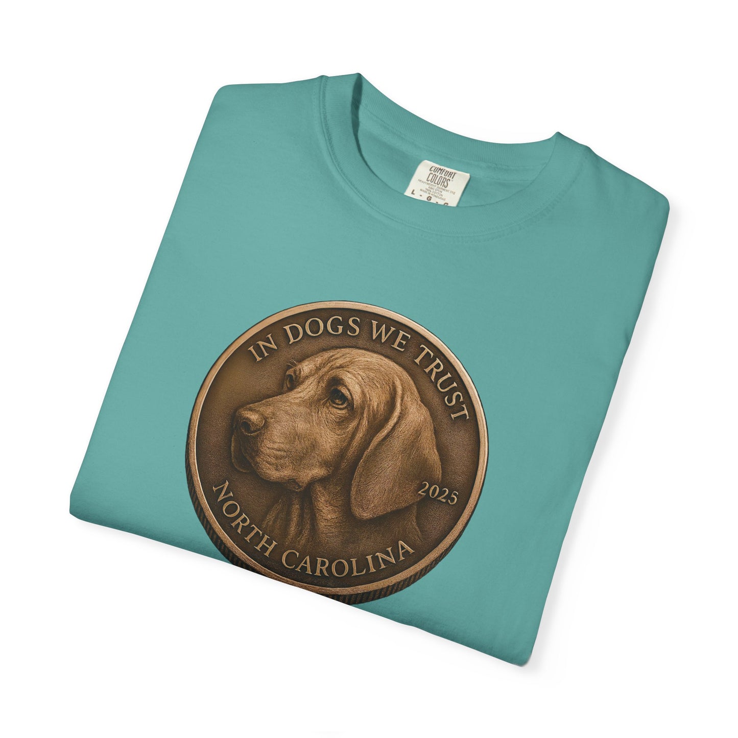 North Carolina State Coin T-Shirt Collection - Proud Dog Breed Illustrations