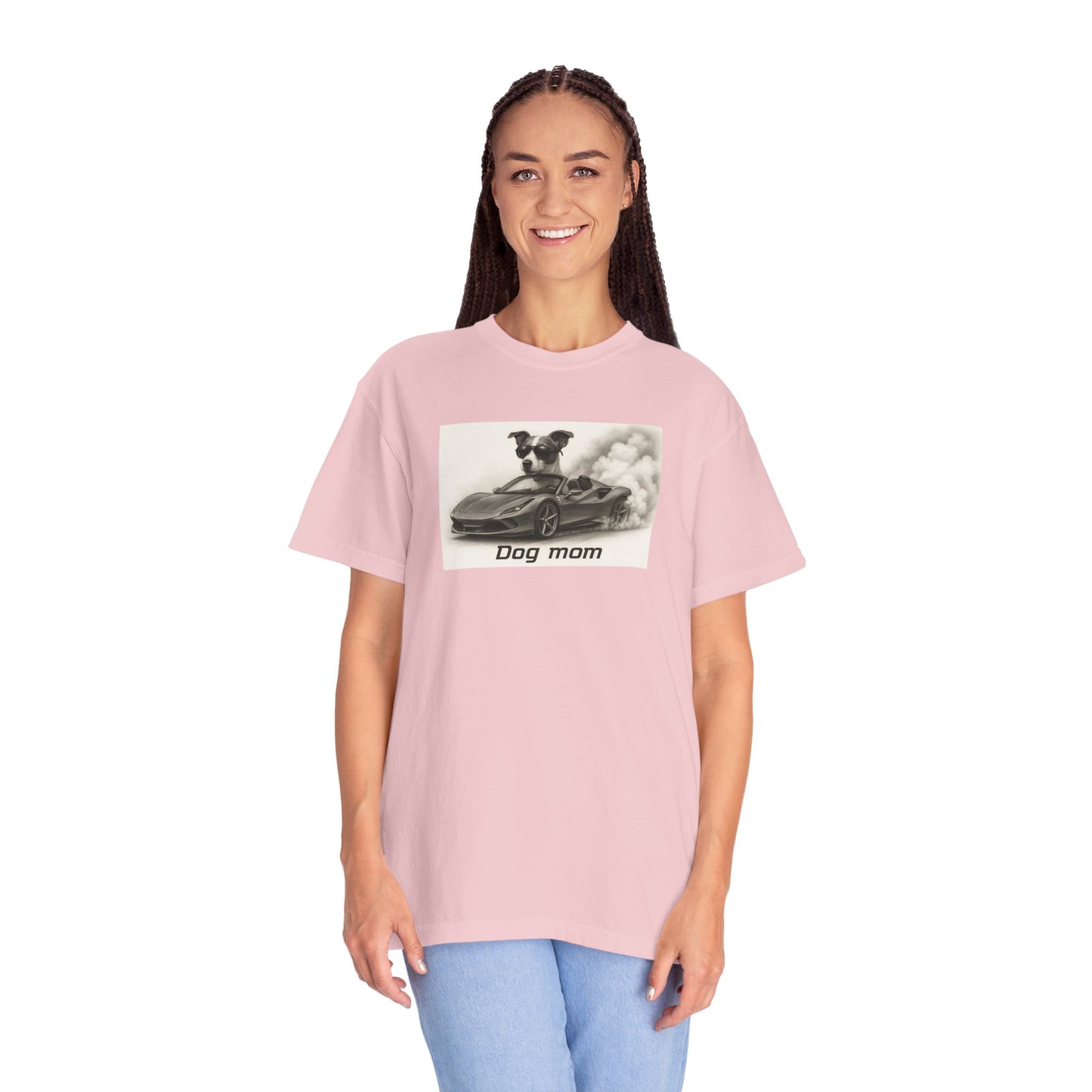 Dog Mom - Jack Russell Terrier - “Cool Dogs in Cool Cars” T-Shirt Collection