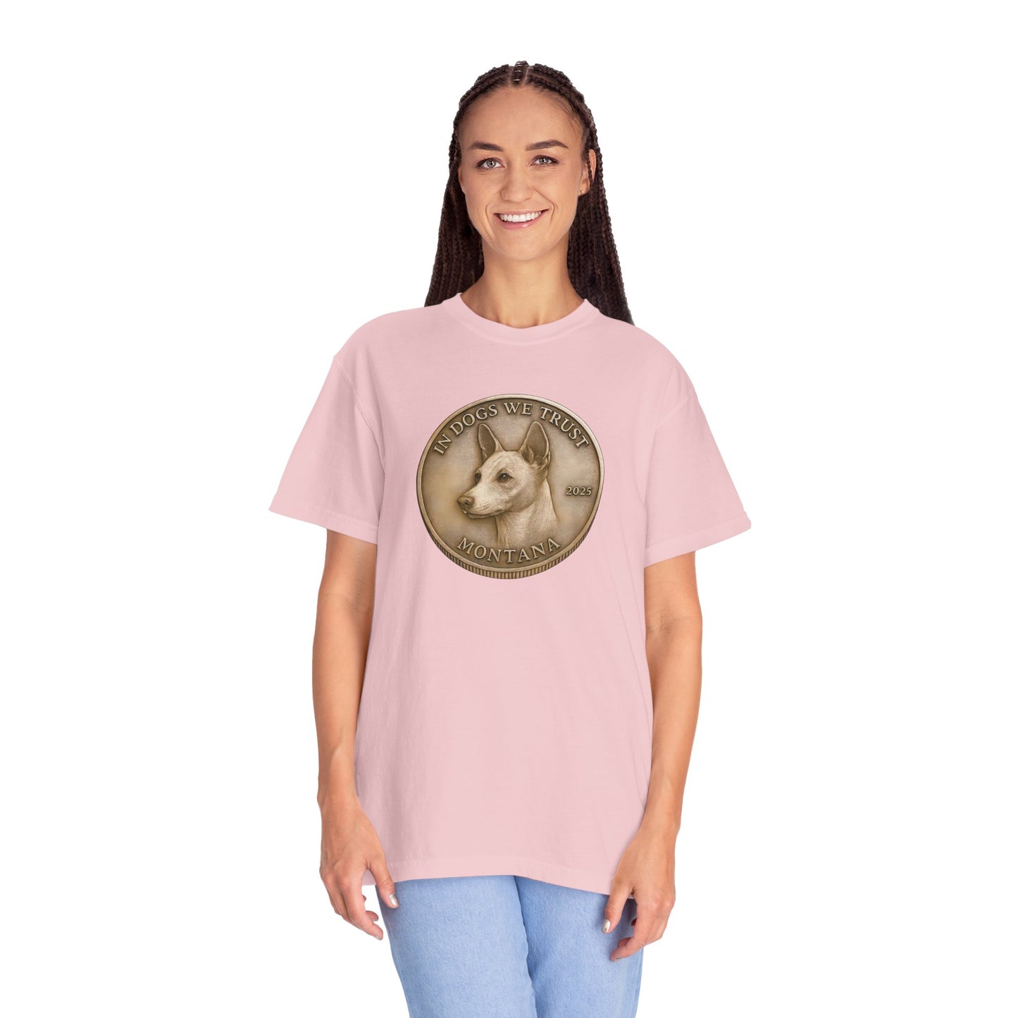 Montana State Coin T-Shirt Collection - Proud Dog Breed Illustrations